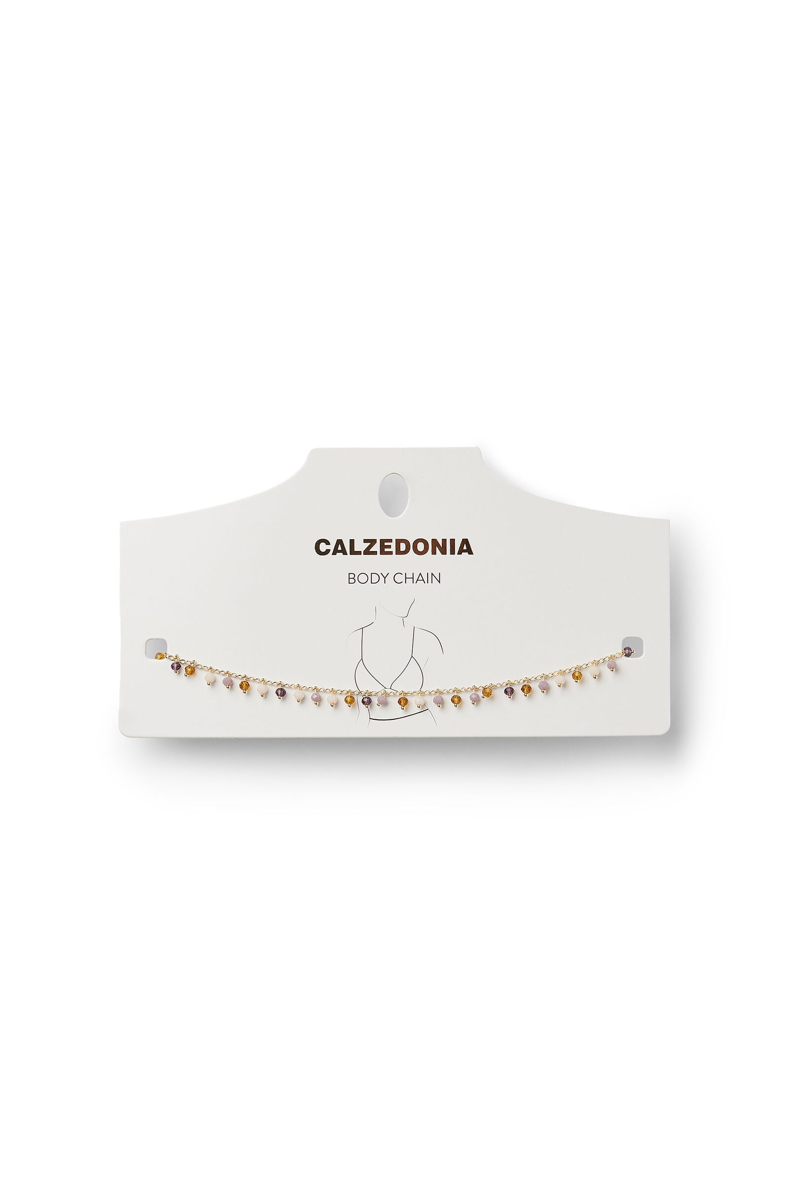 שרשרת גוף Coloured Gemstone