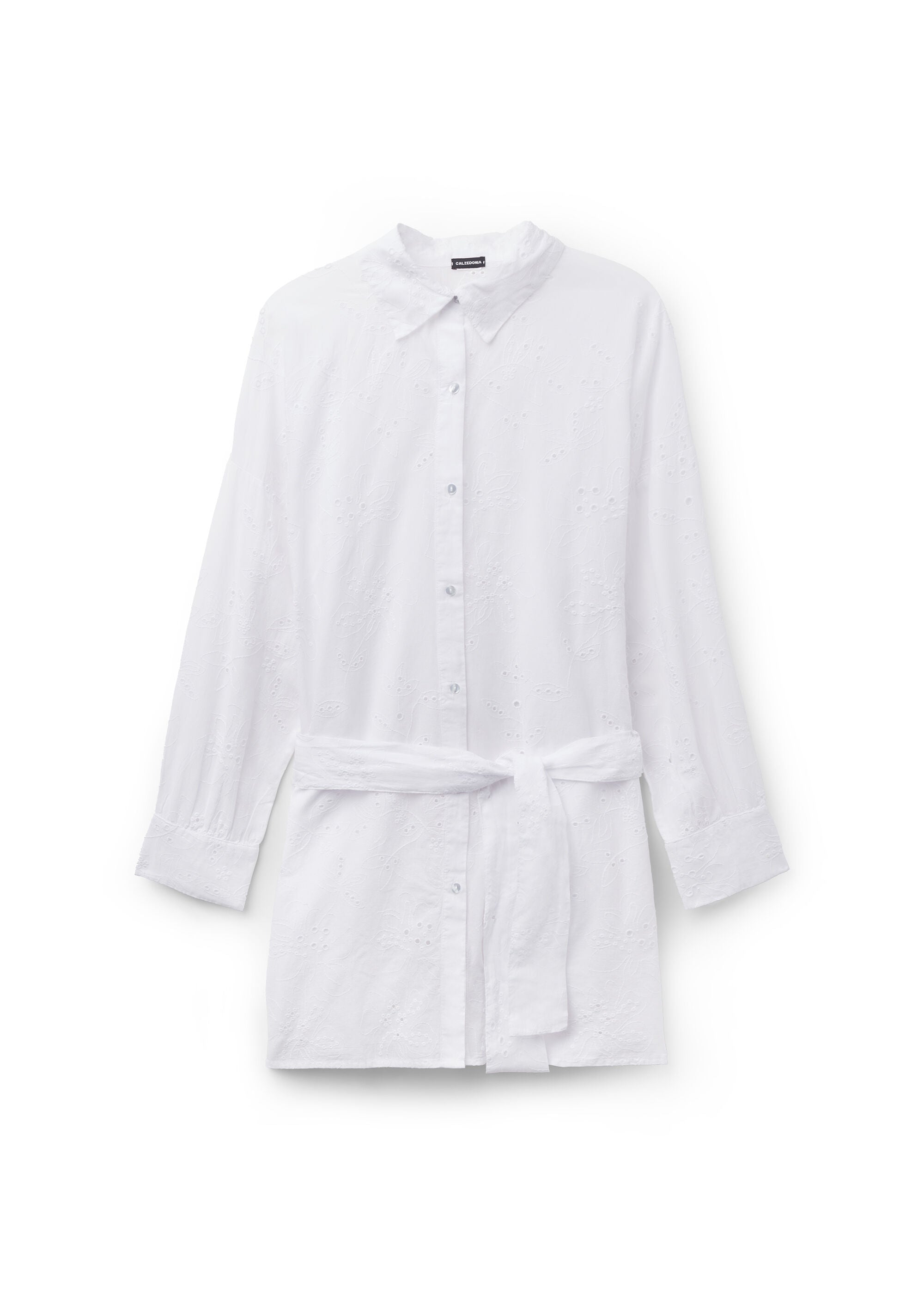 שמלת מיני Broderie Anglaise