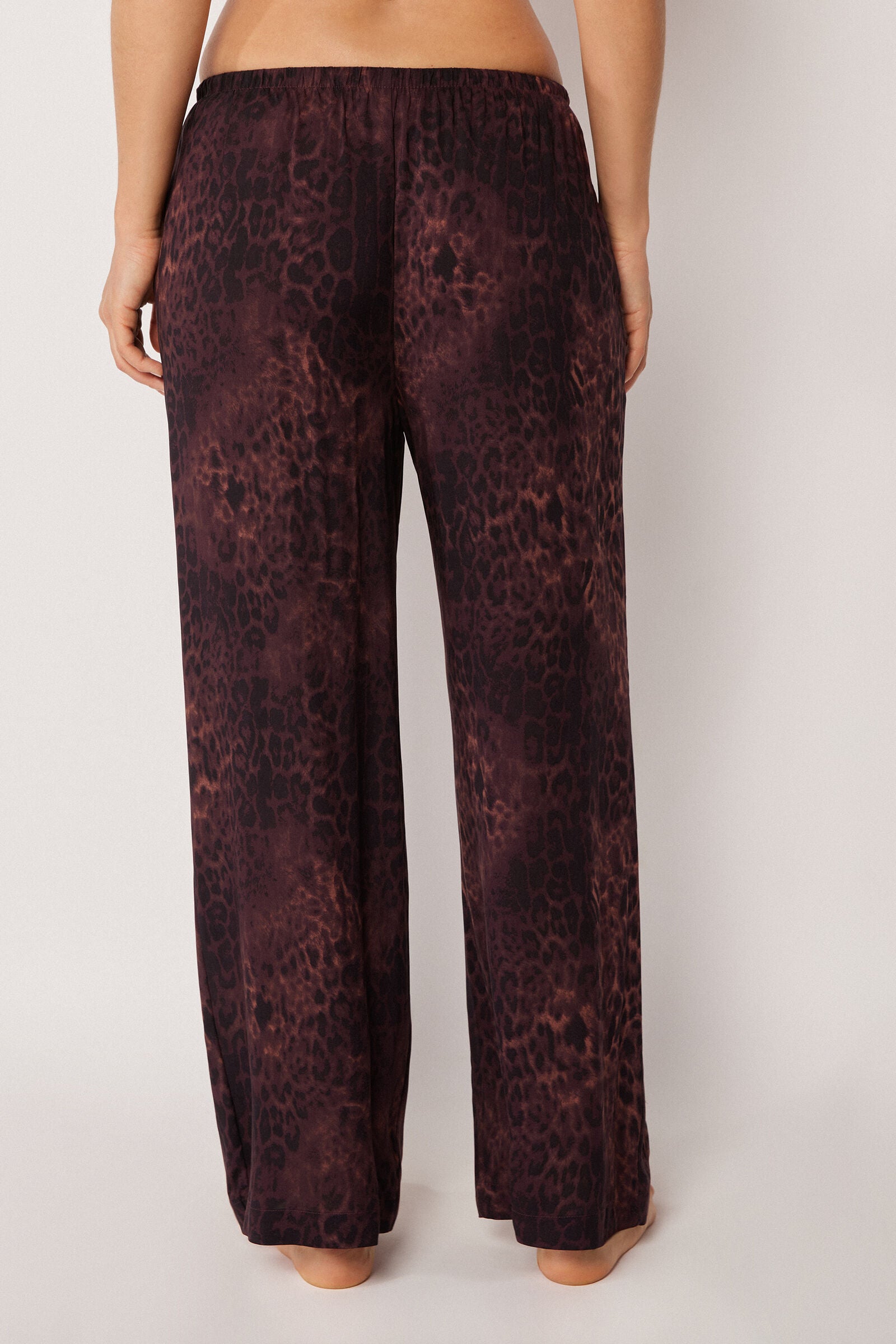 מכנסיים בהדפס מנומר Dark Animalier