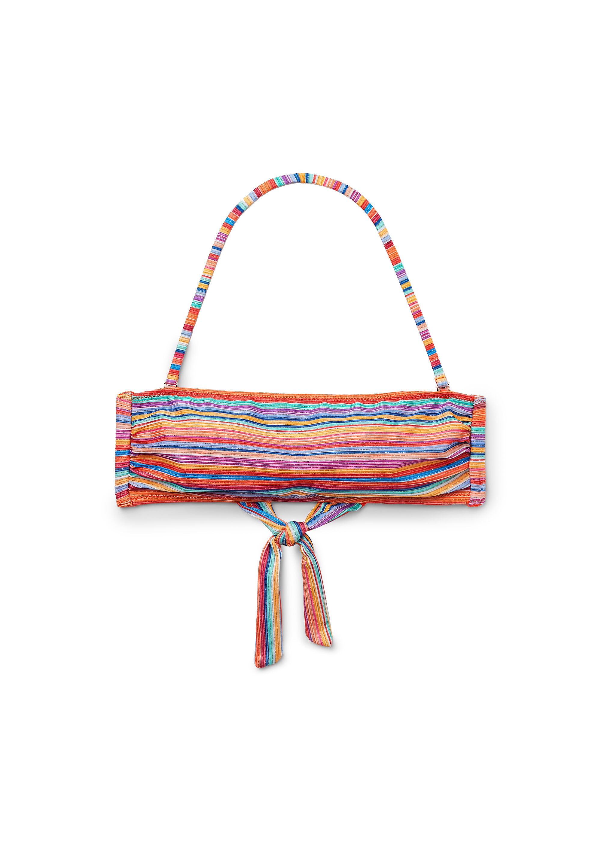 חזיית ביקיני סטרפלס Colorful Stripes