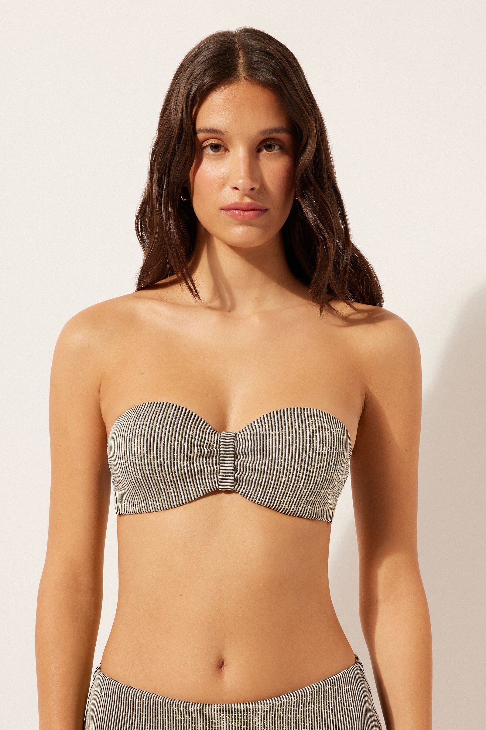 חזיית ביקיני סטרפלס Golden Stripes