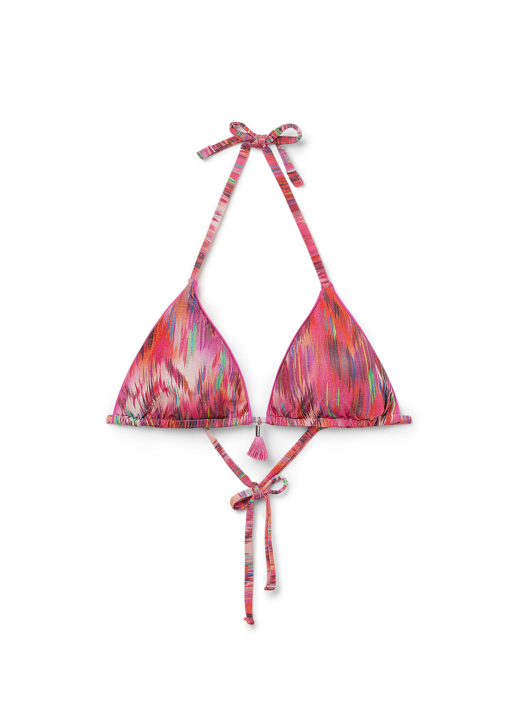 חזיית ביקיני משולשים Multicolor Ethnic