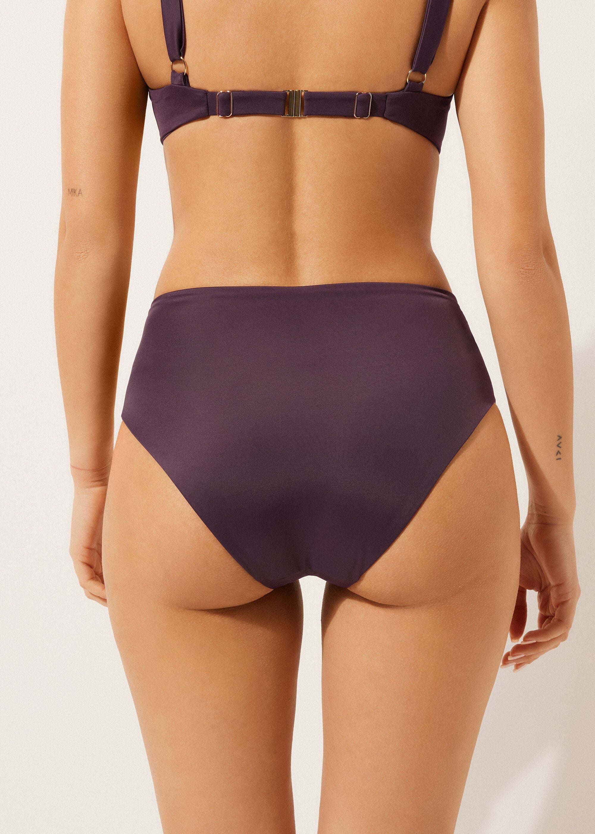 תחתוני ביקיני High-Waisted Scultura