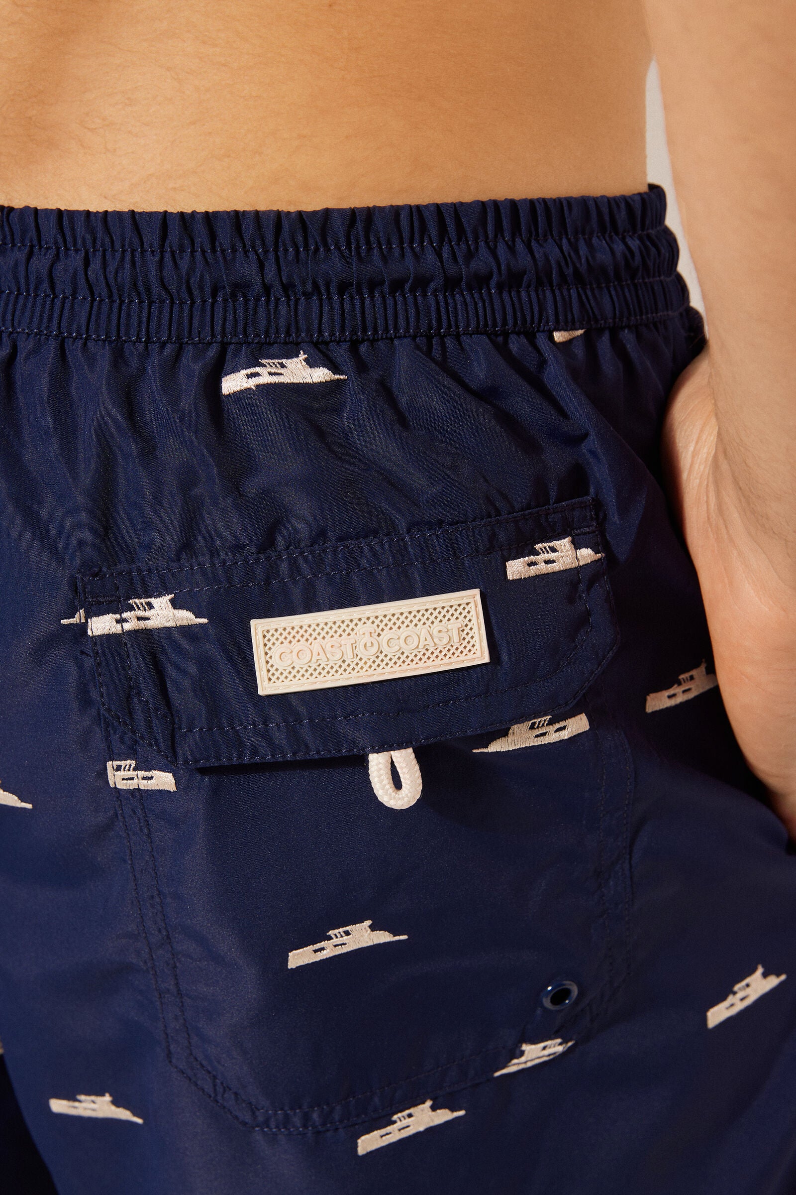 מכנסי בגד ים Formentera בהדפס סרטנים