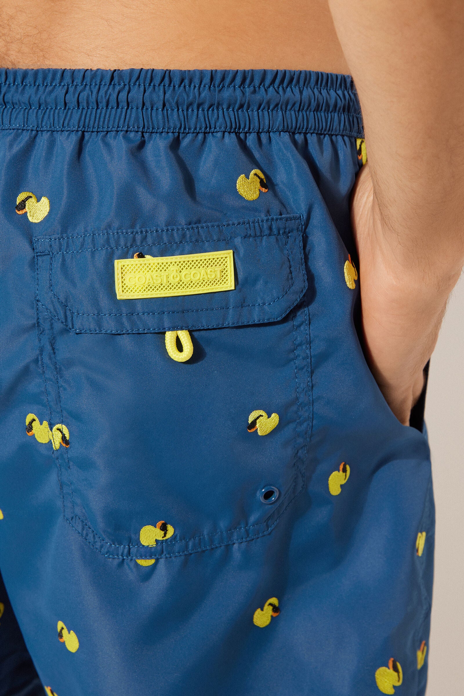 מכנסי בגד ים Formentera בהדפס סרטנים