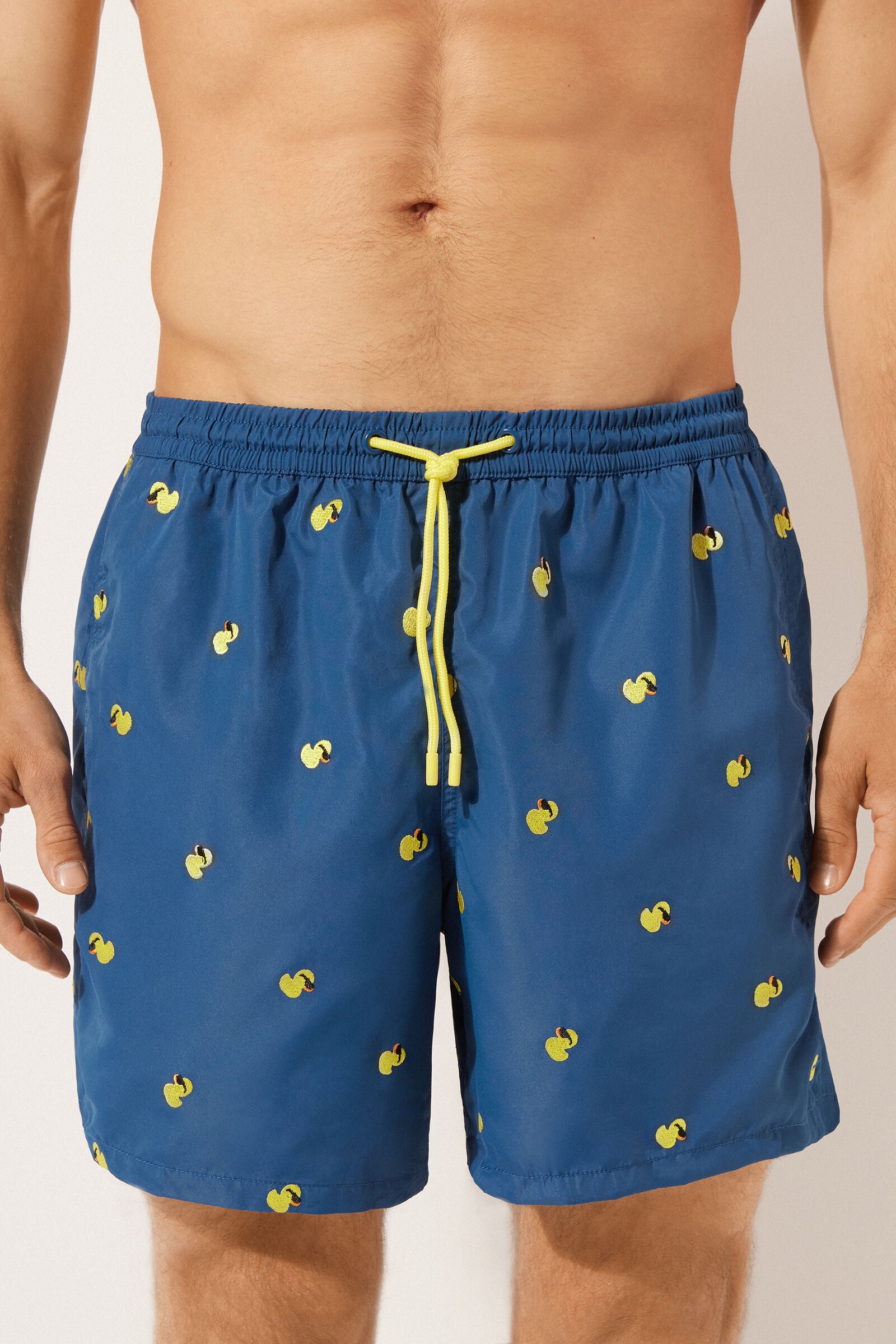 מכנסי בגד ים Formentera בהדפס סרטנים