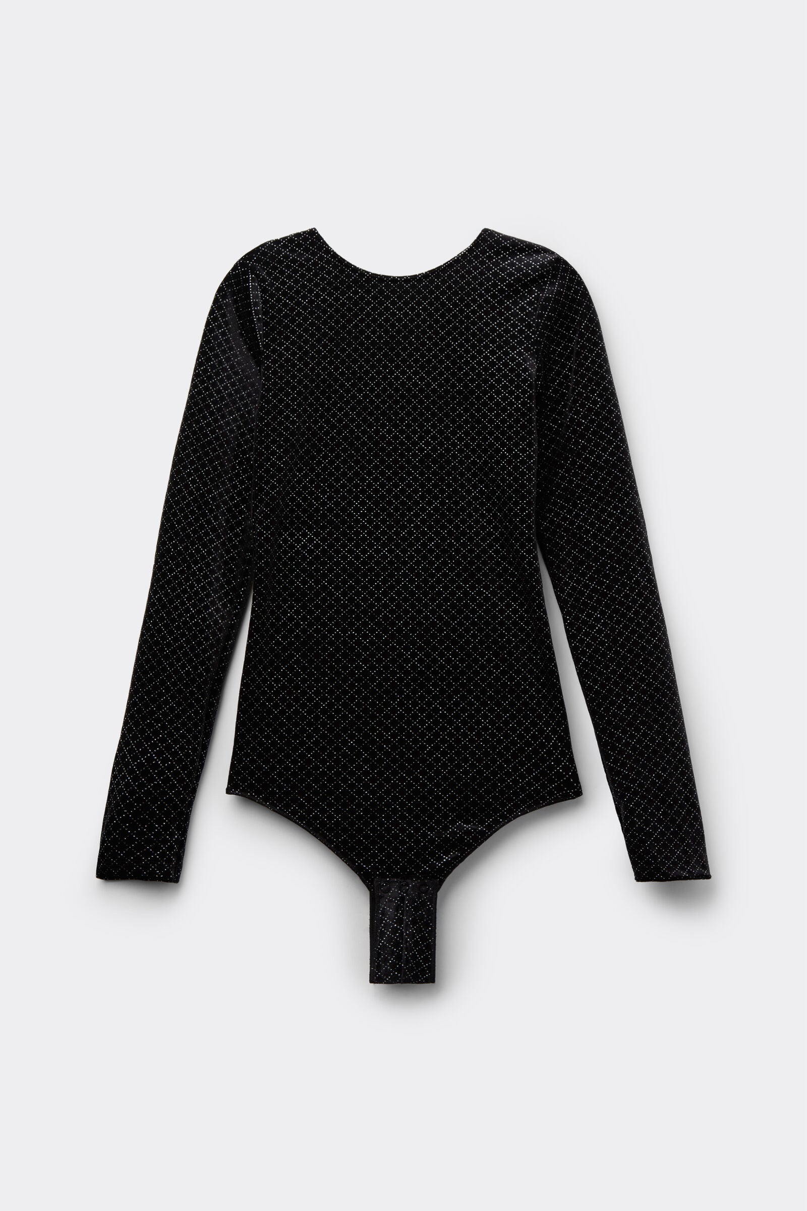 בגד גוף קטיפה מנצנץ