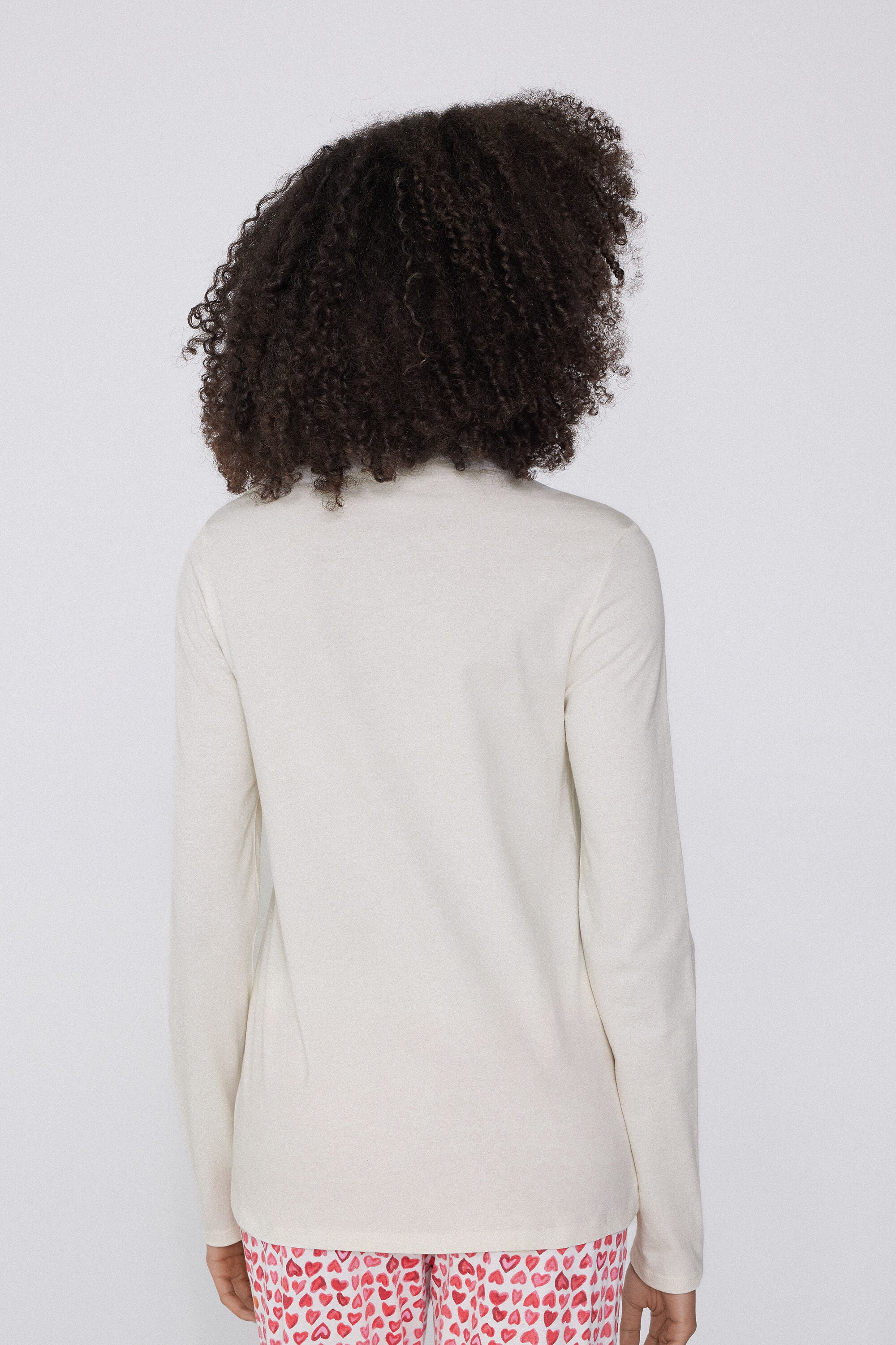 חולצה ארוכה בהדפס KISS