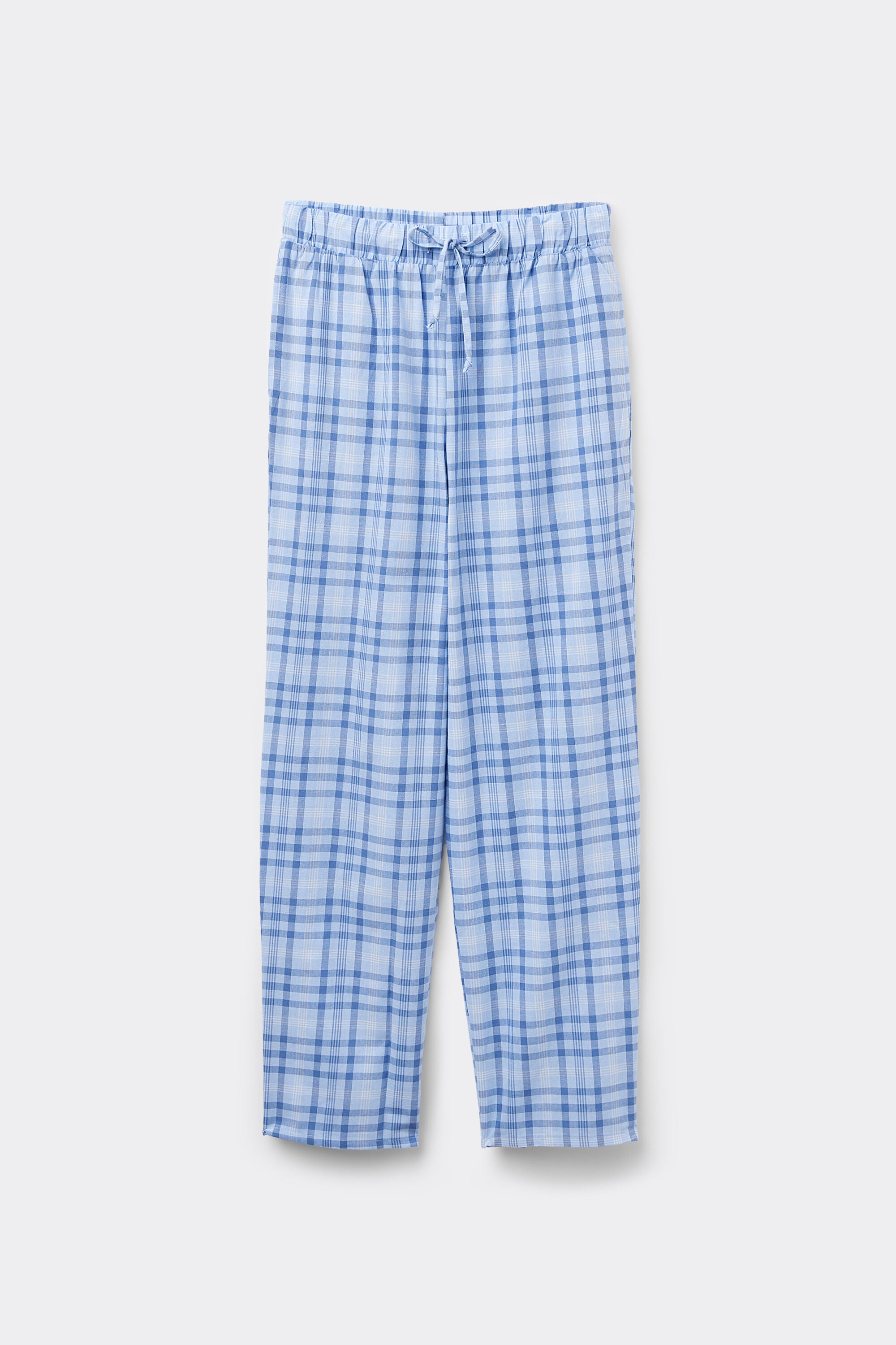 מכנסיים ארוכים בהדפס משבצות