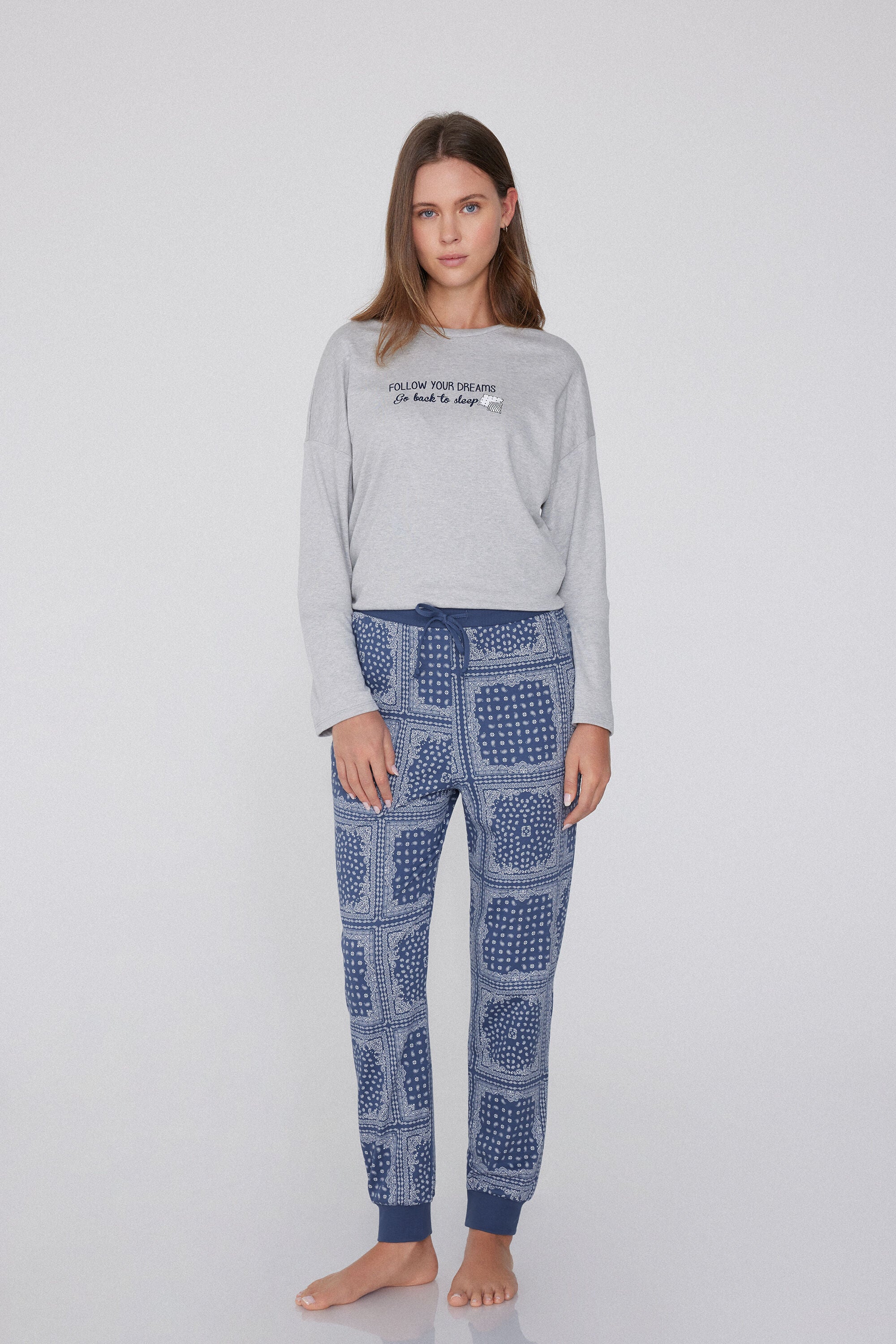 מכנסיים ארוכים הדפס