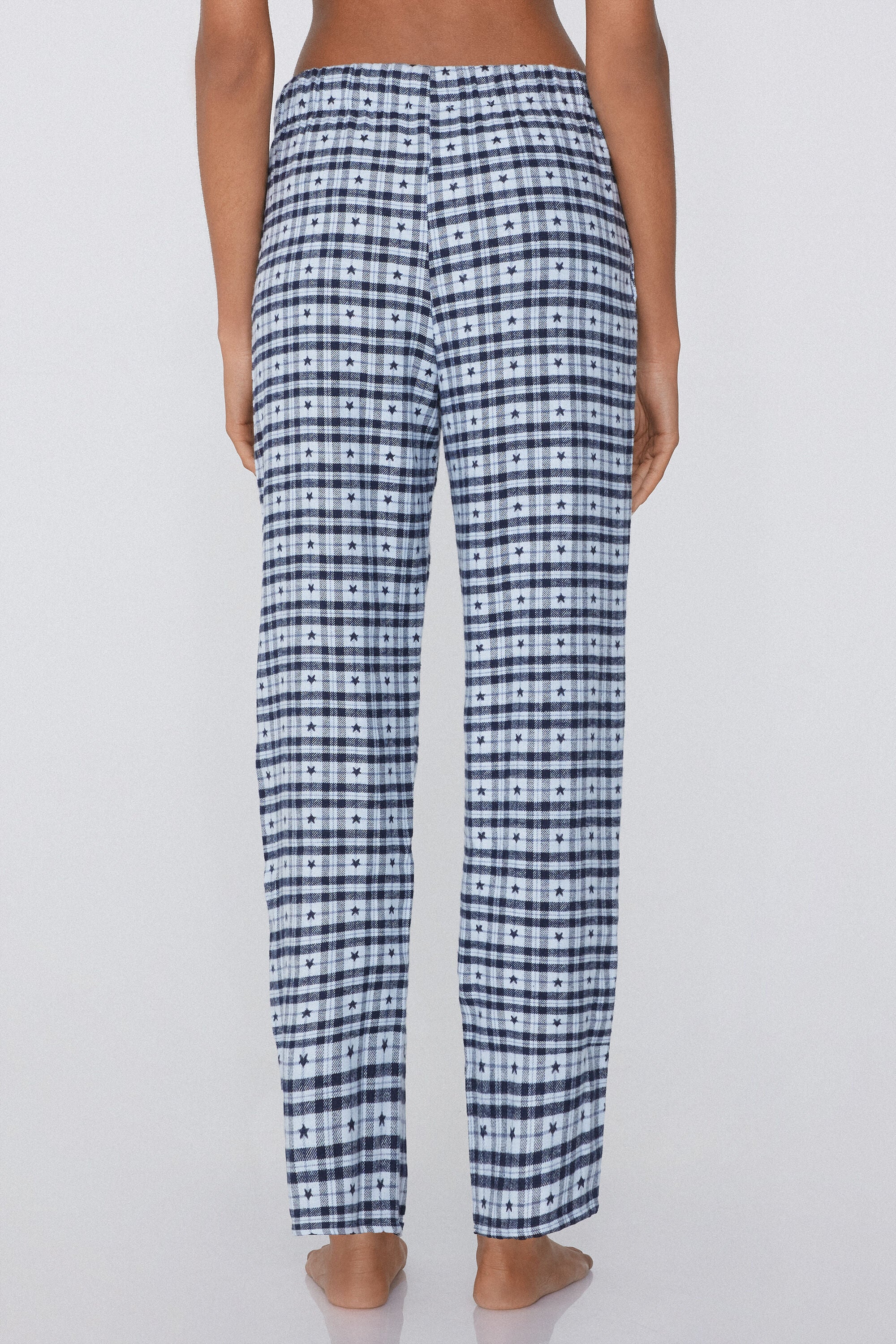 מכנסי פלנל מודפסים