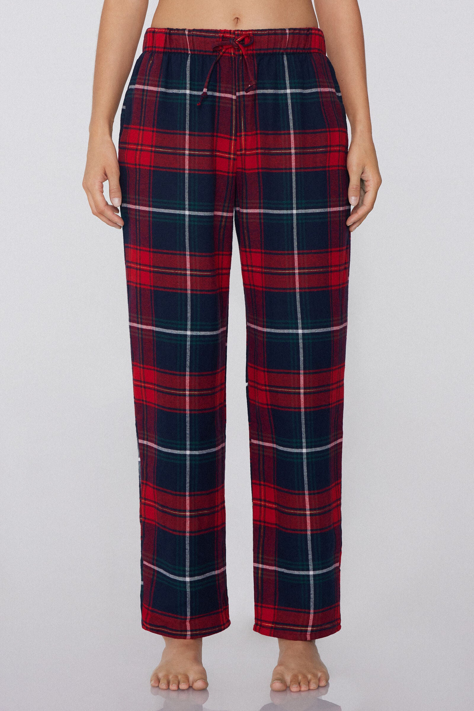 מכנסי פלנל מודפסים