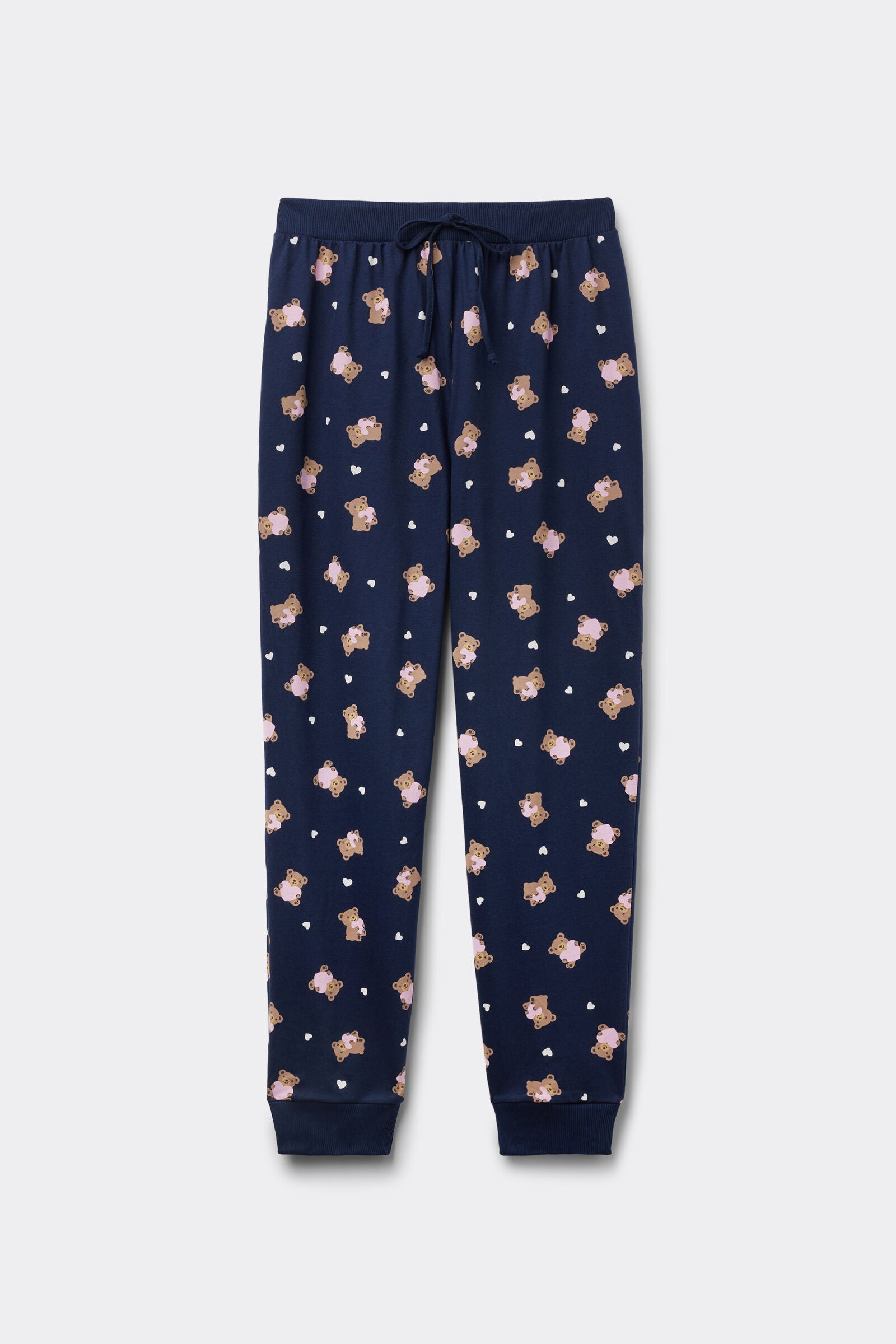 מכנסיים ארוכים בהדפס לבבות