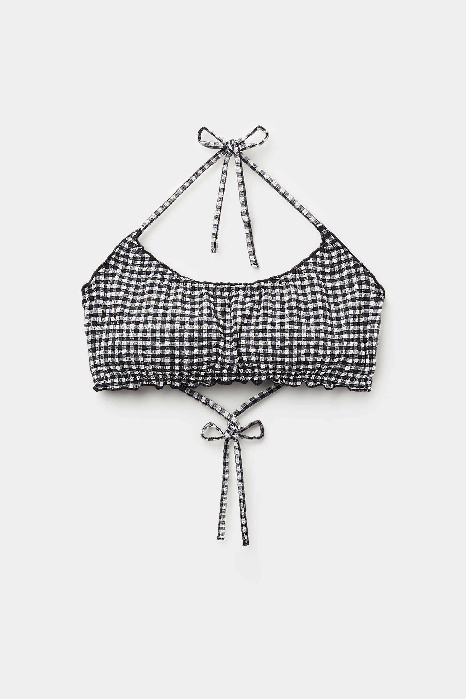 טופ ביקיני Gingham