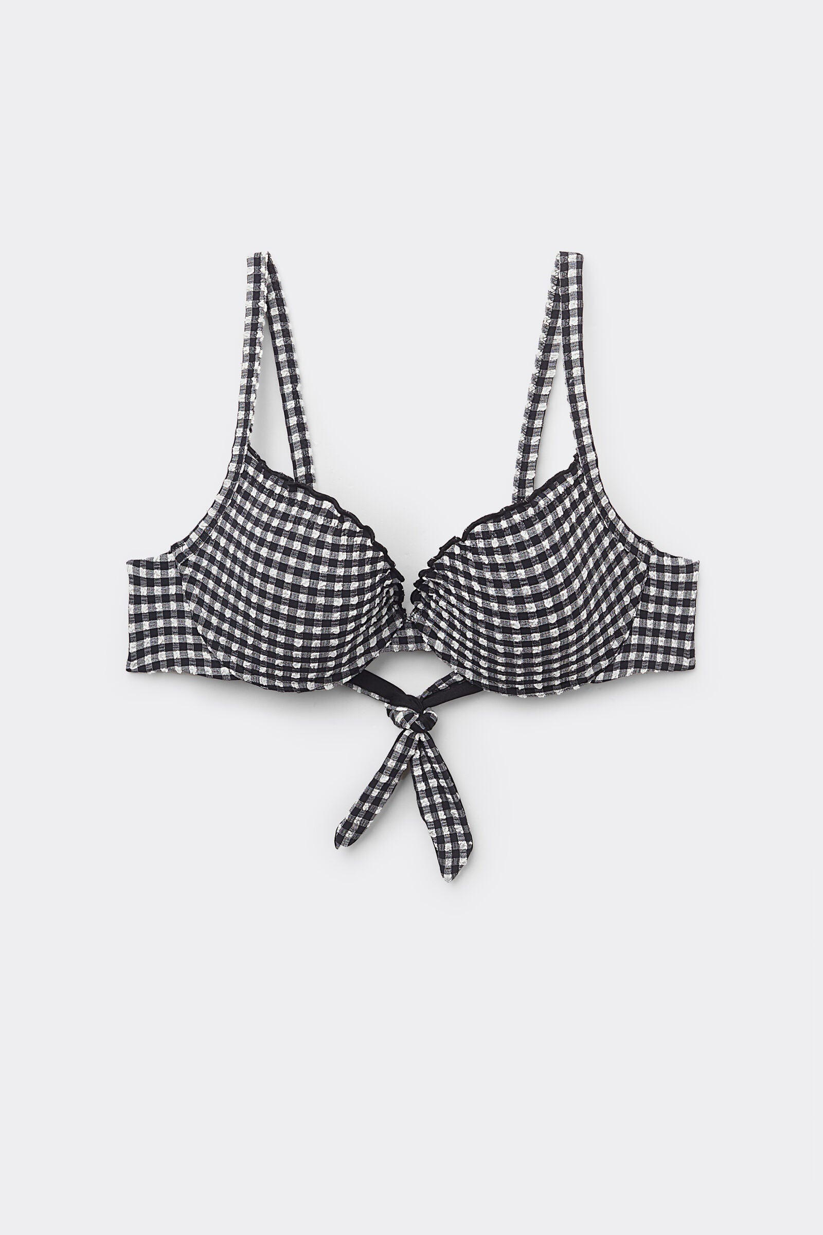טופ ביקיני בלקונט Gingham