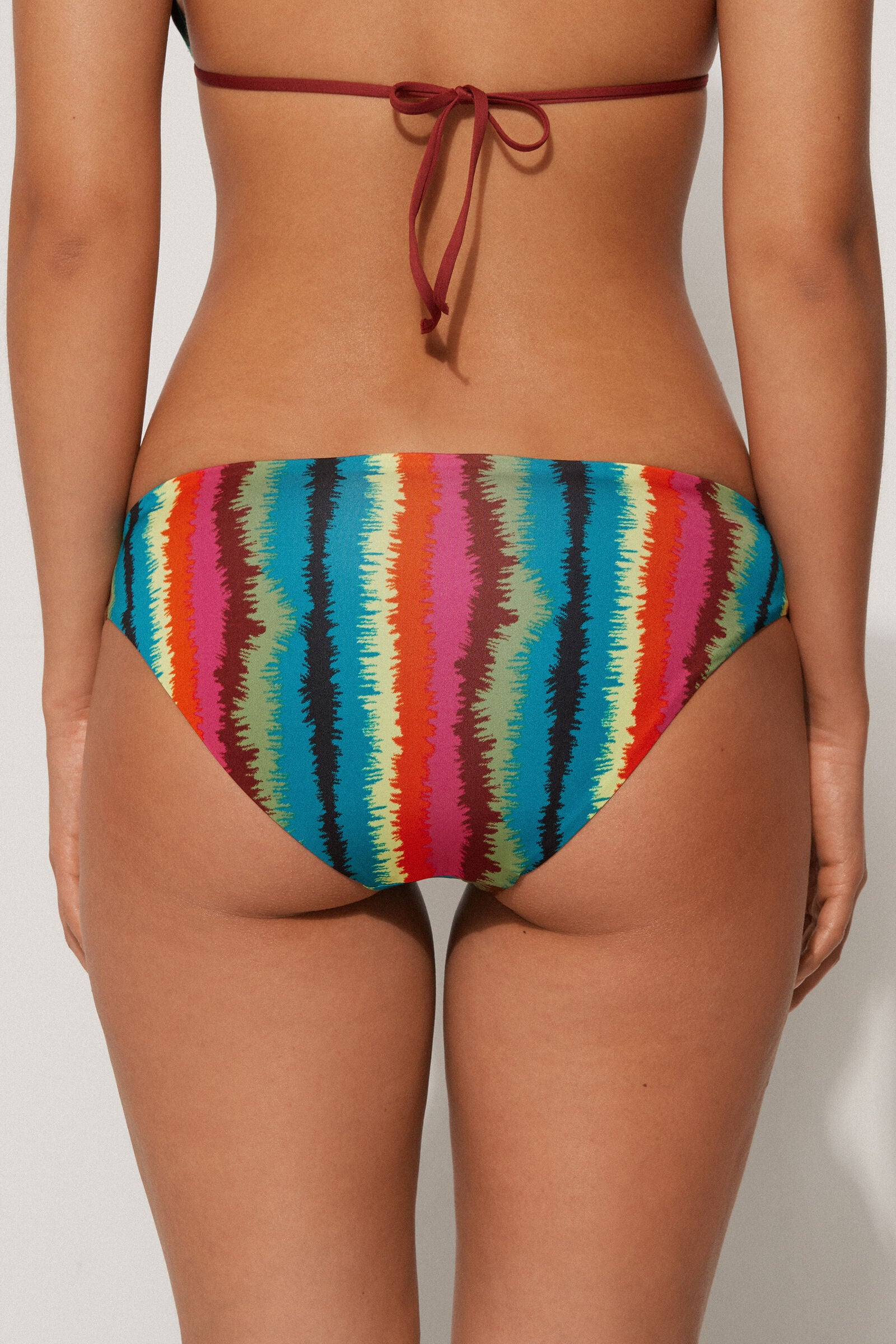 תחתוני ביקיני Vibrant Stripes