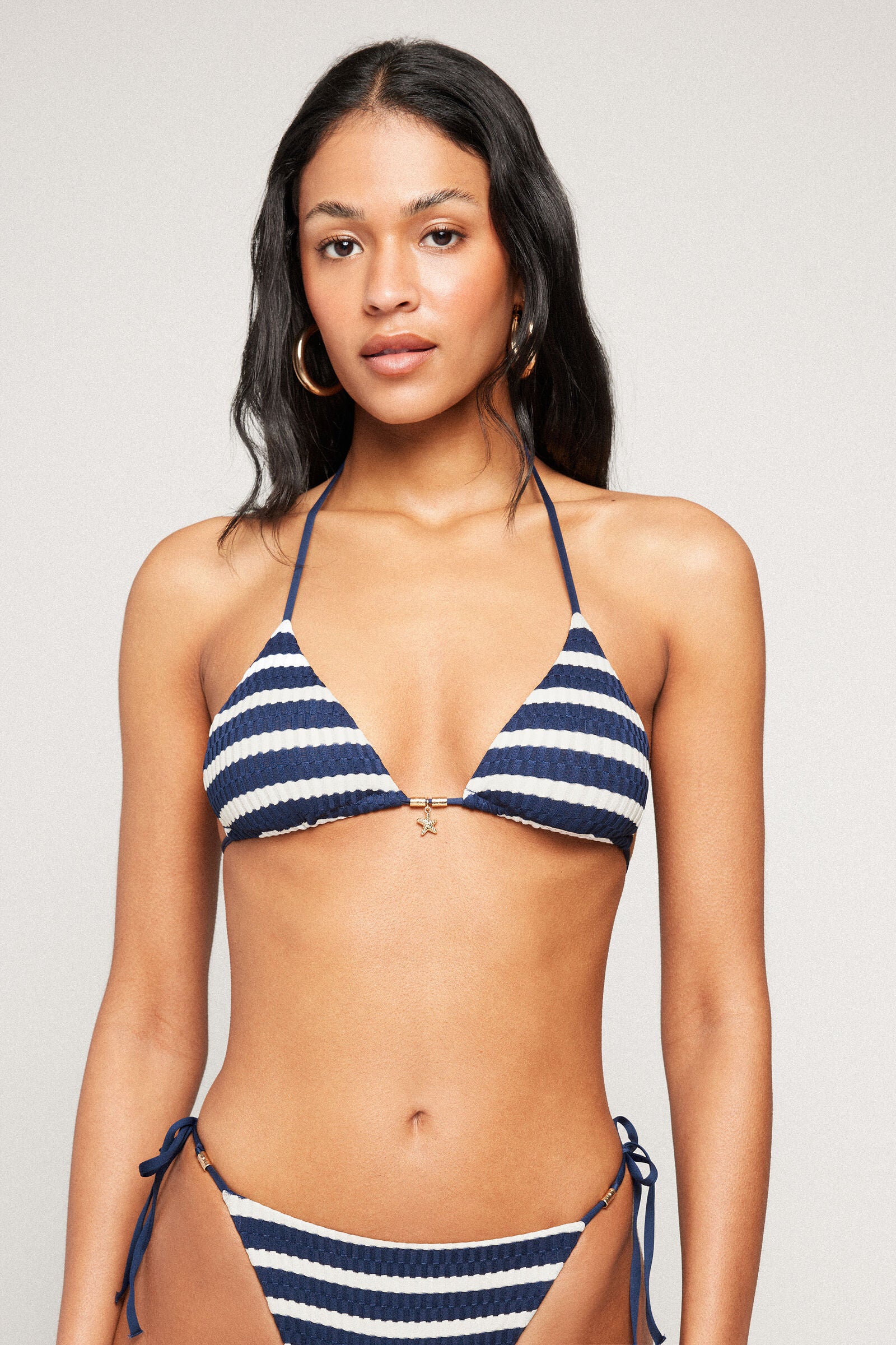 חזיית ביקיני משולשים Sailor Stripes