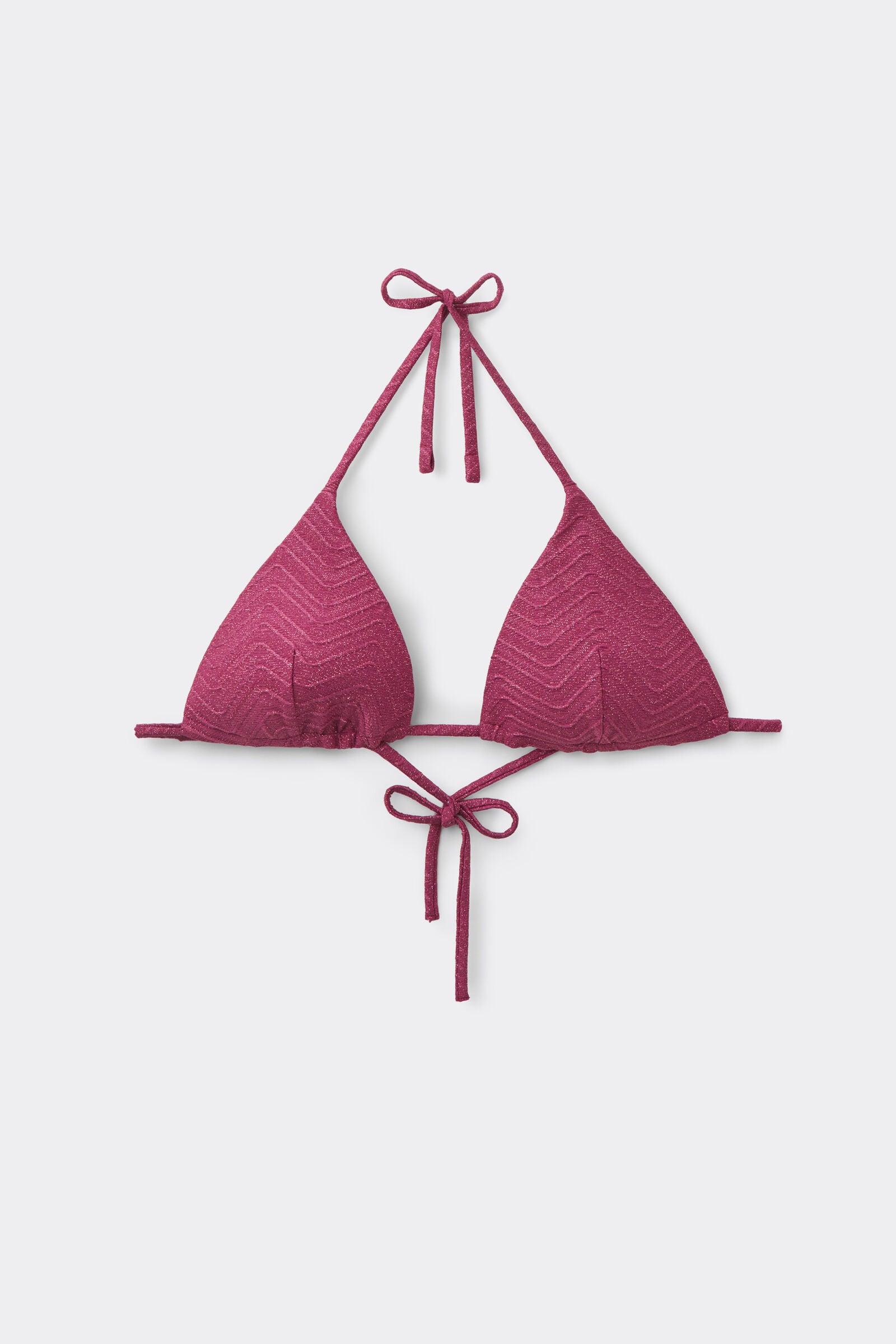חזיית ביקיני משולשים Mauve Sparkling Touch