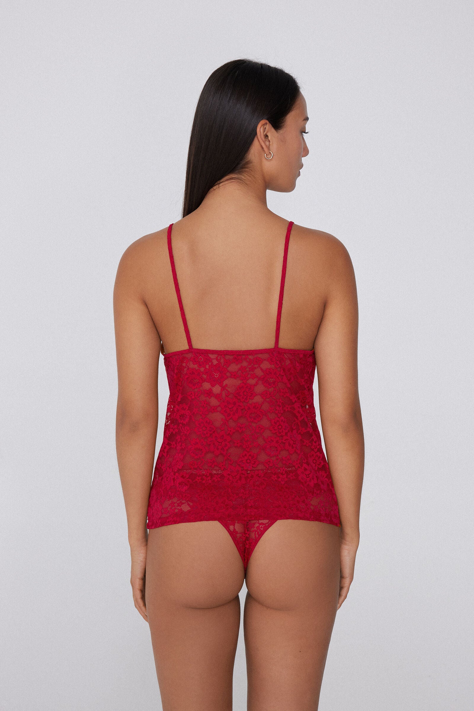 סט הלבשה תחתונה מבד תחרה