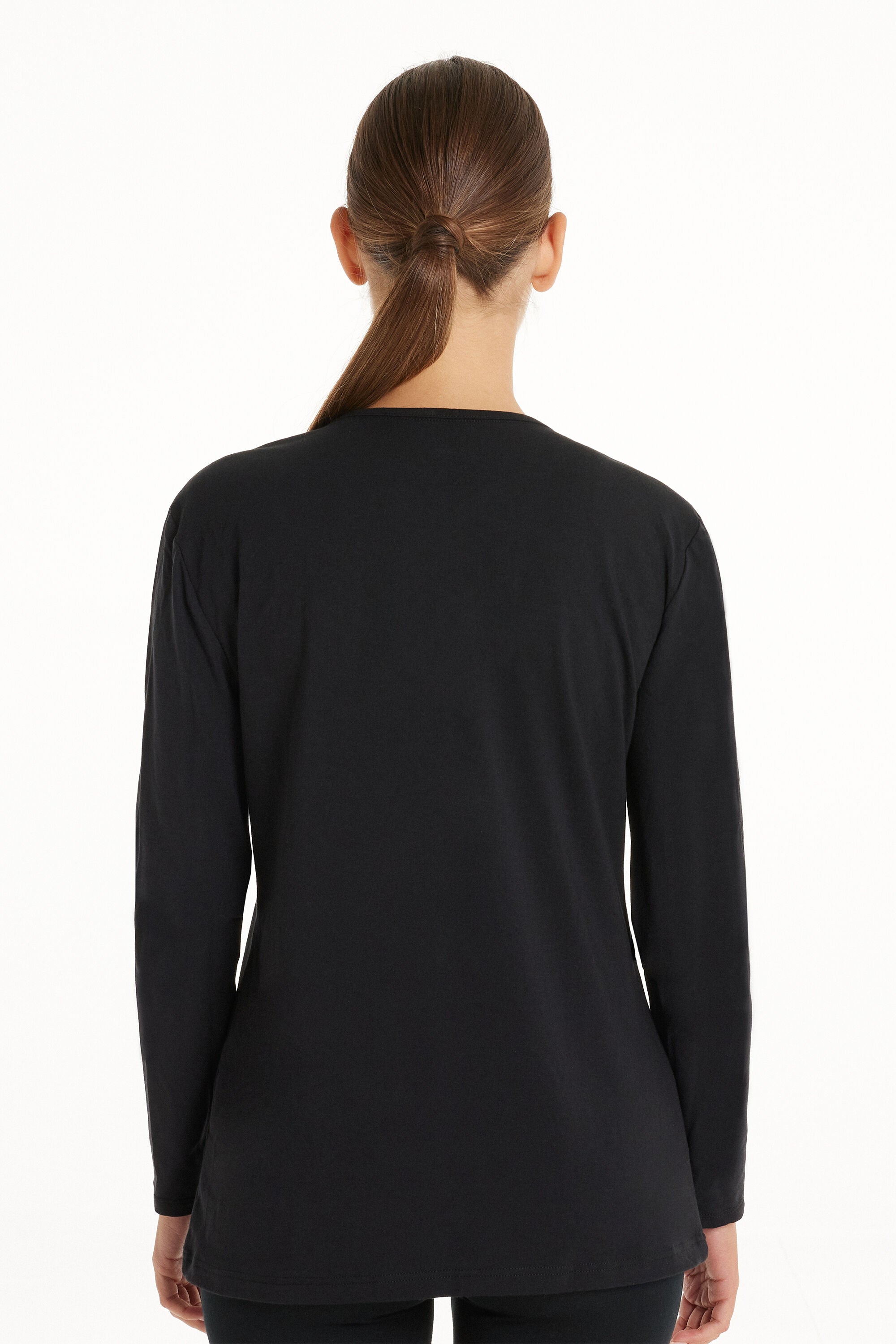 חולצה תרמית מפתח עגול