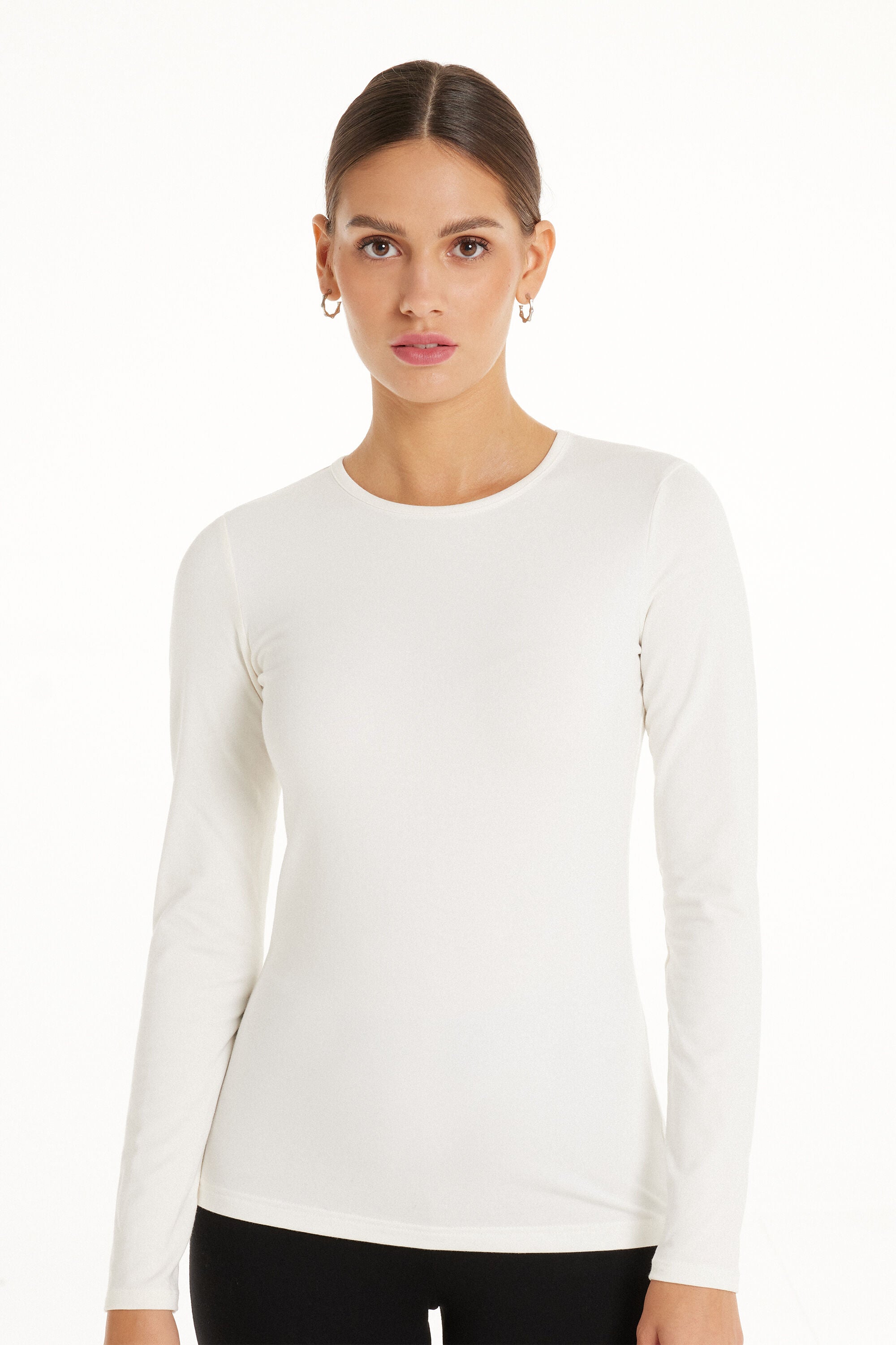 חולצה תרמית מפתח עגול