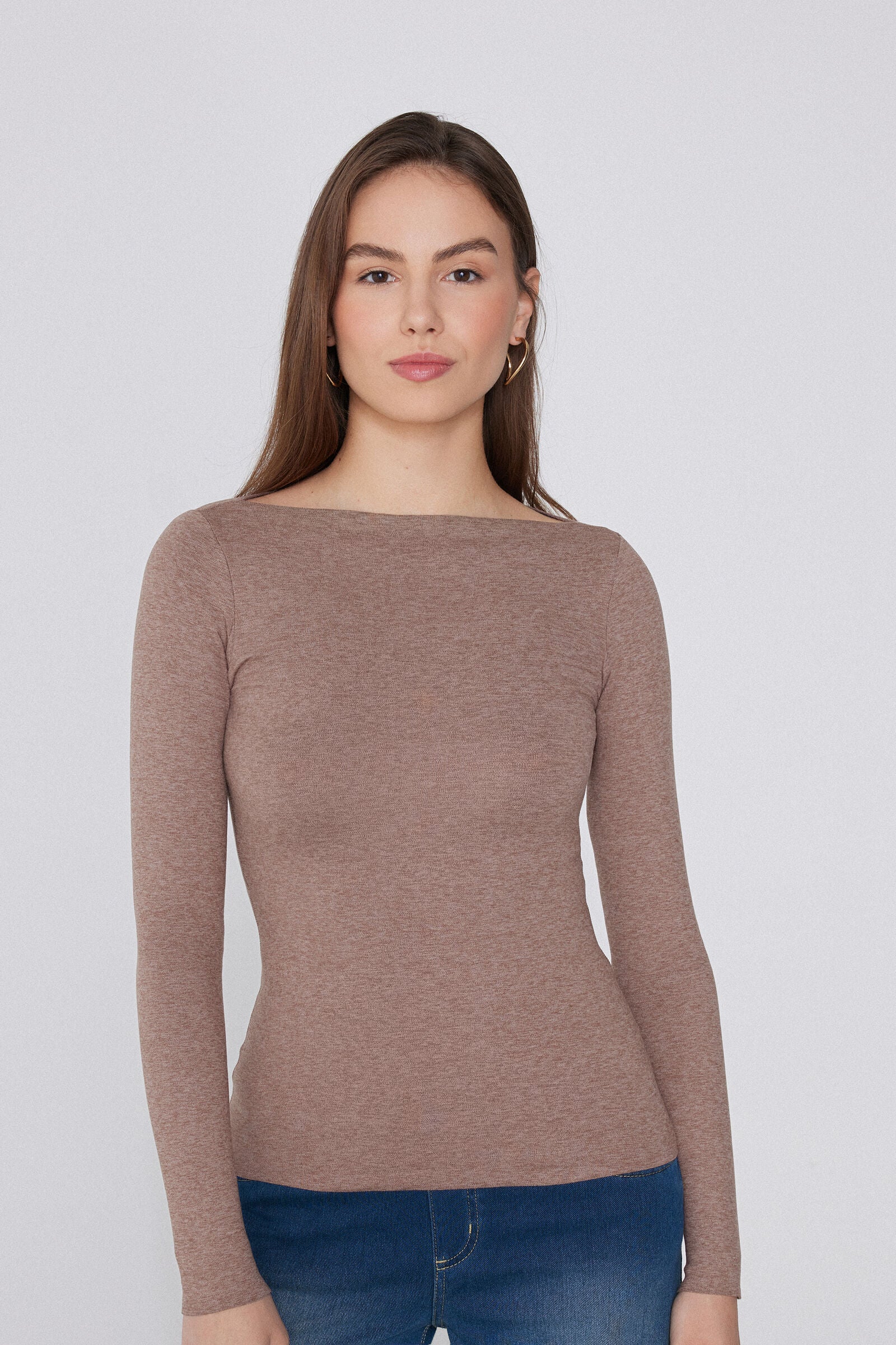 חולצה תרמית Invisible עם מפתח סירה