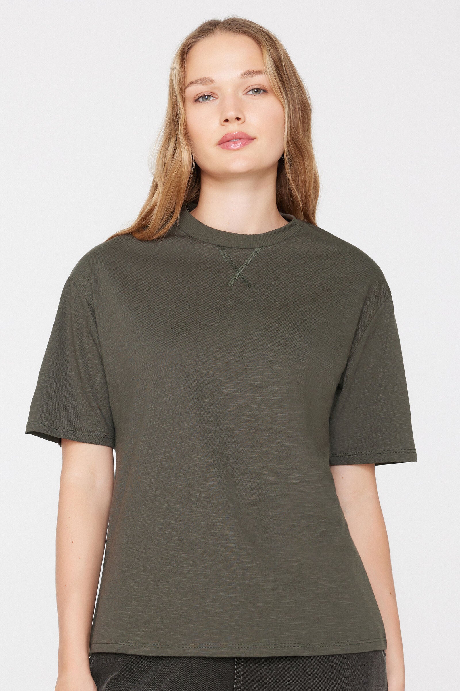 טי שירט 100% Slub Cotton