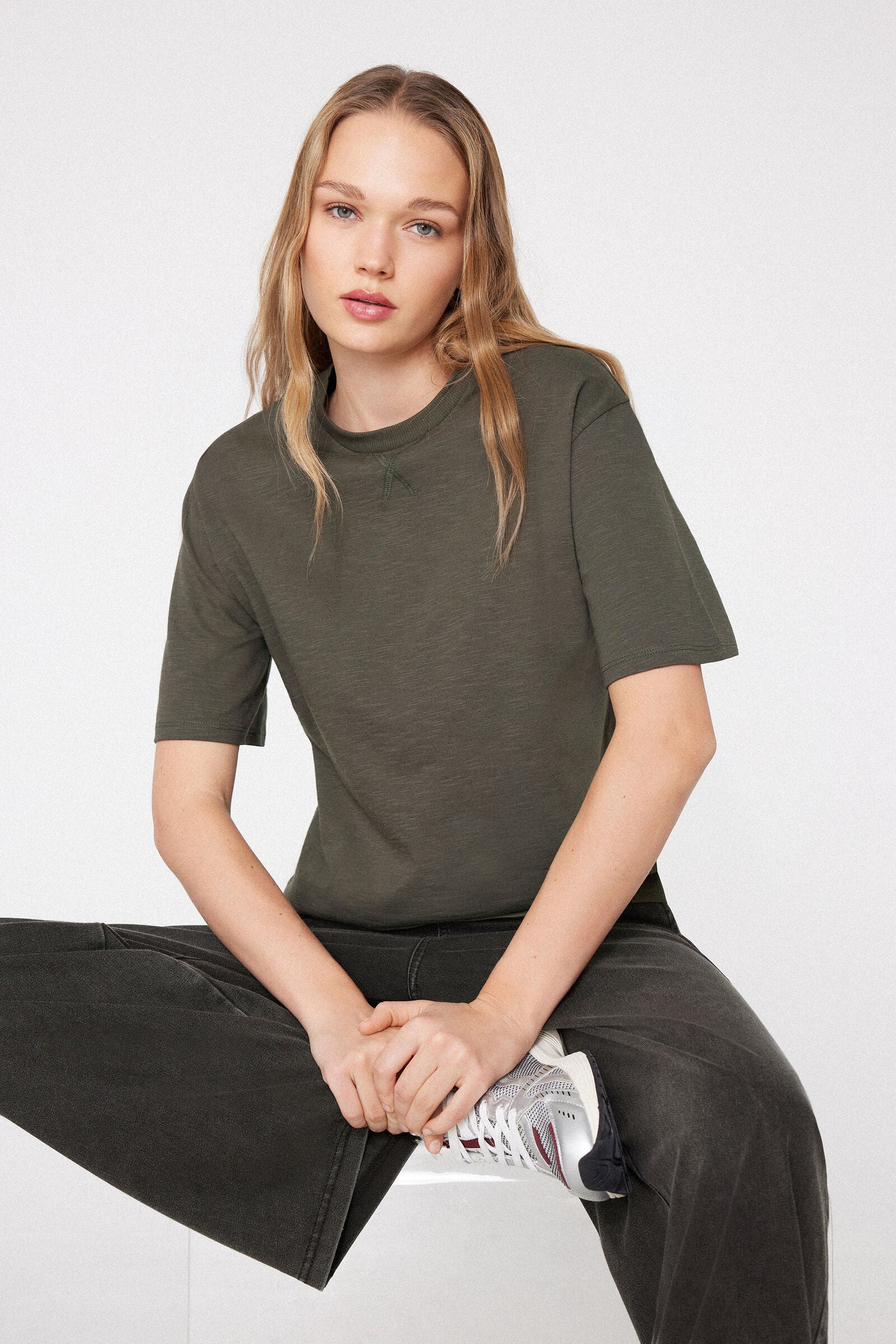 טי שירט 100% Slub Cotton