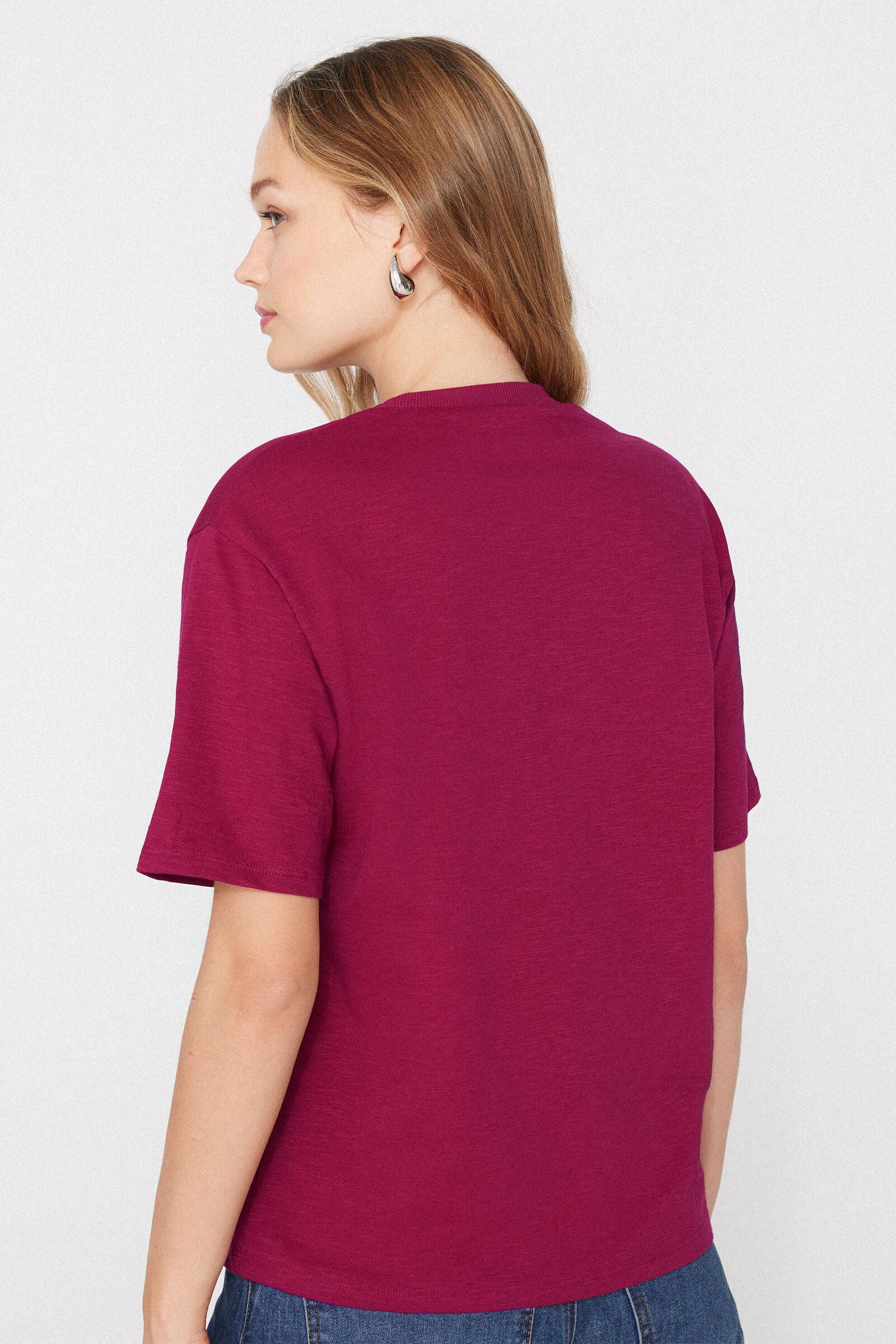 טי שירט 100% Slub Cotton