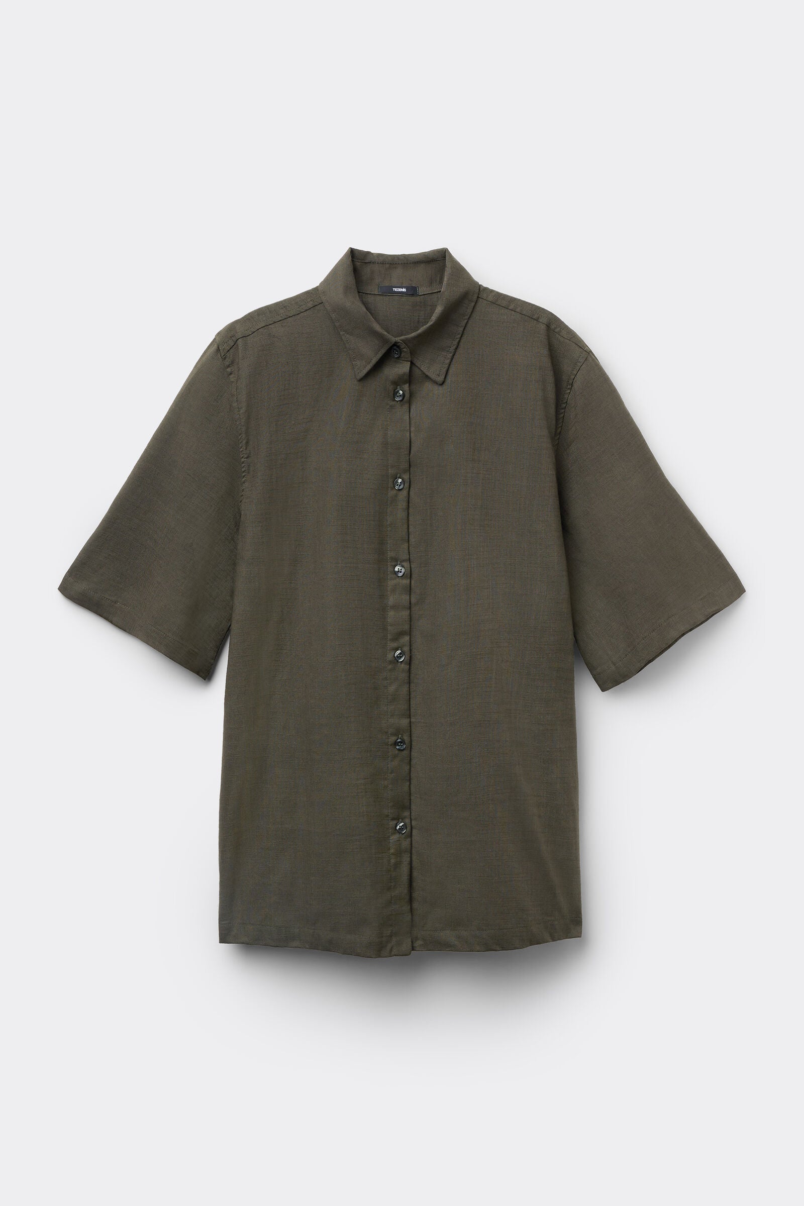 חולצה מכופתרת קצרה 100% Cotton