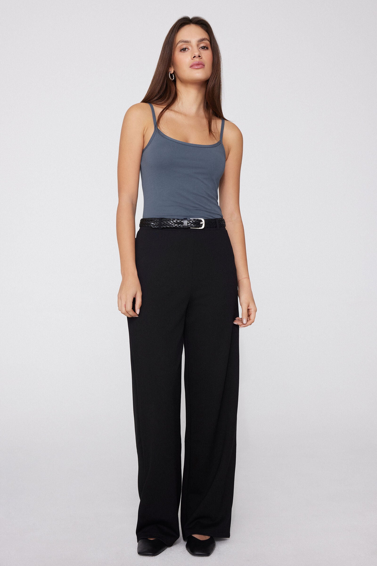 גופייה כותנה סטרץ'