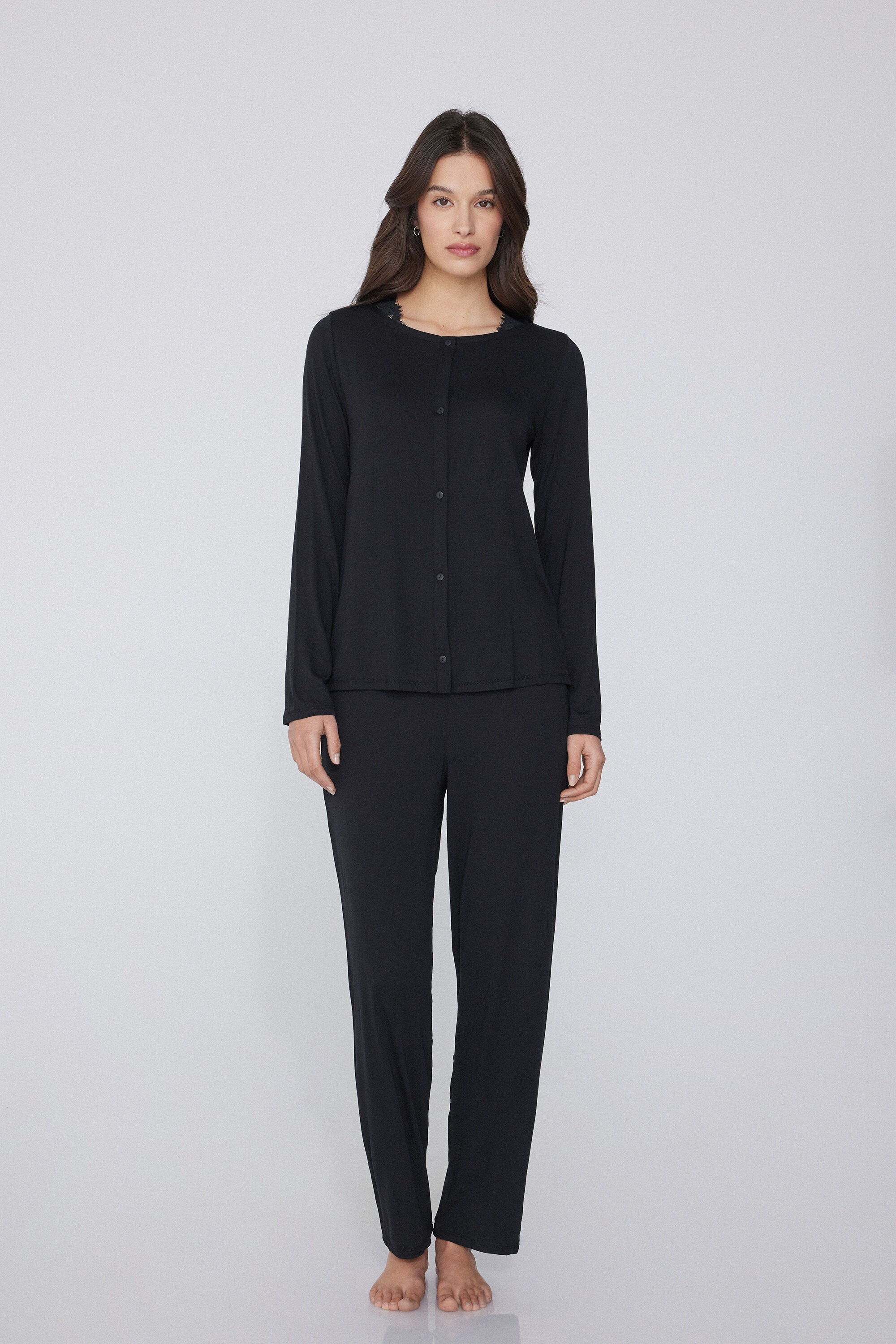 סט פיג'מה ארוכה