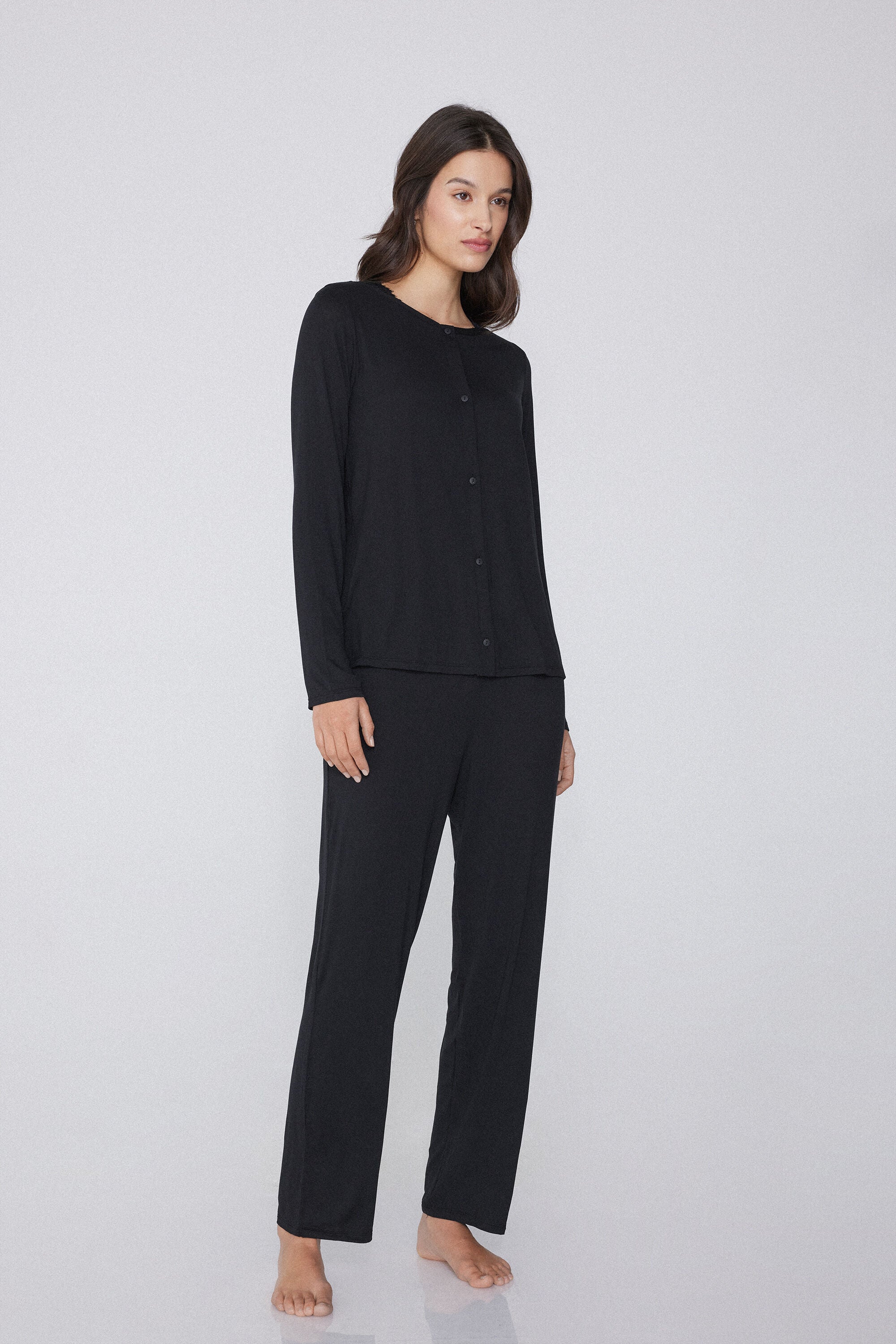 סט פיג'מה ארוכה