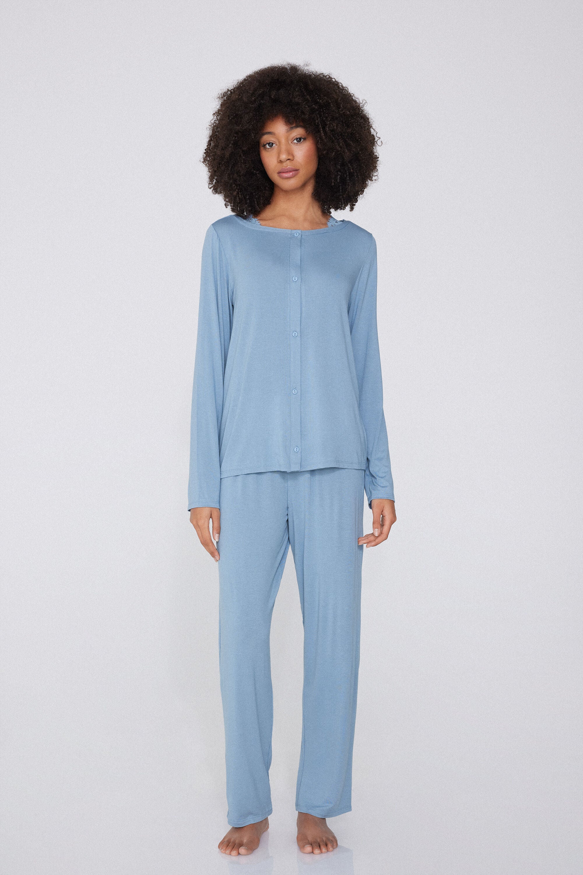 סט פיג'מה ארוכה