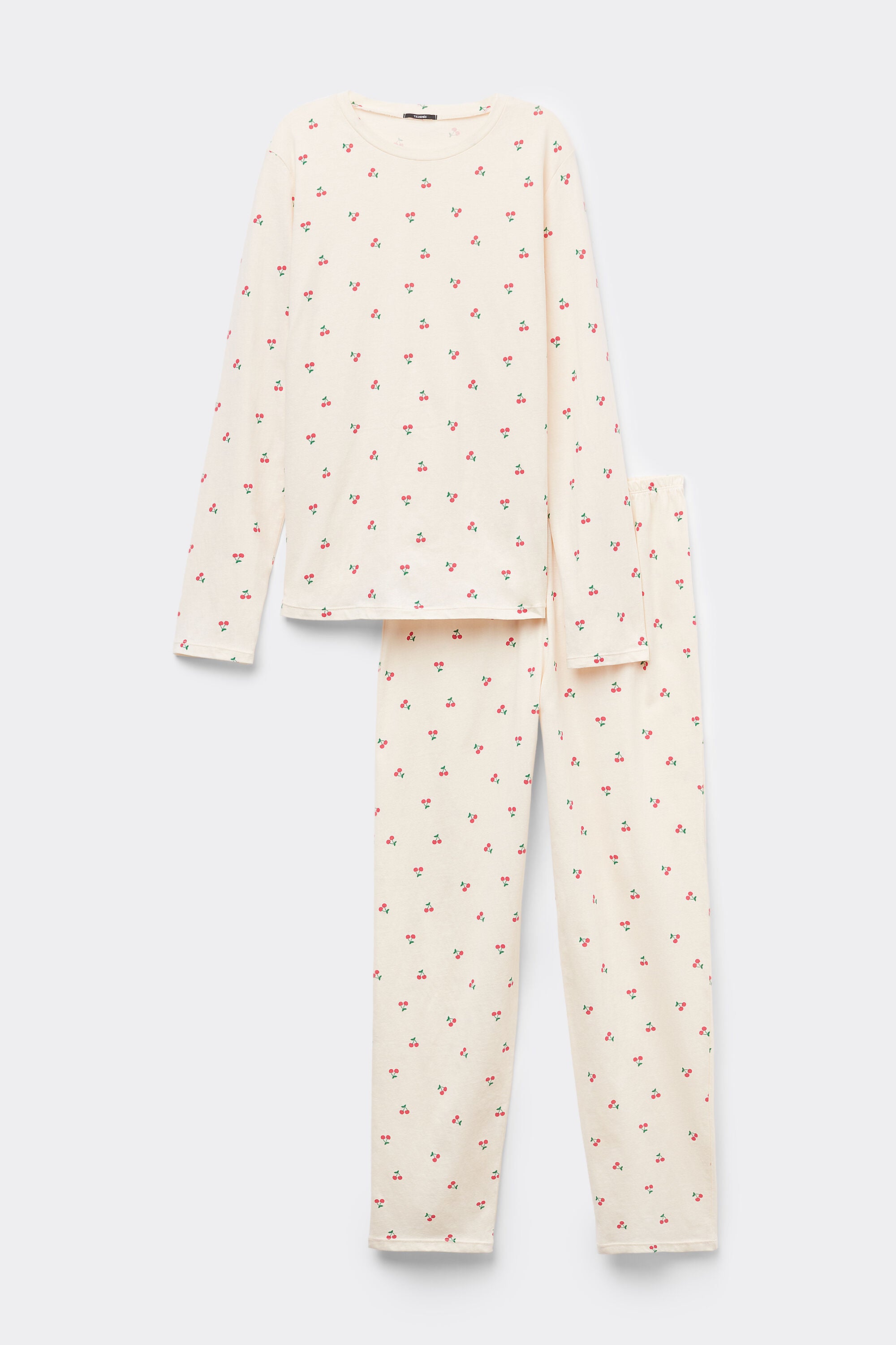 סט פיגמה בהדפס דובדבנים