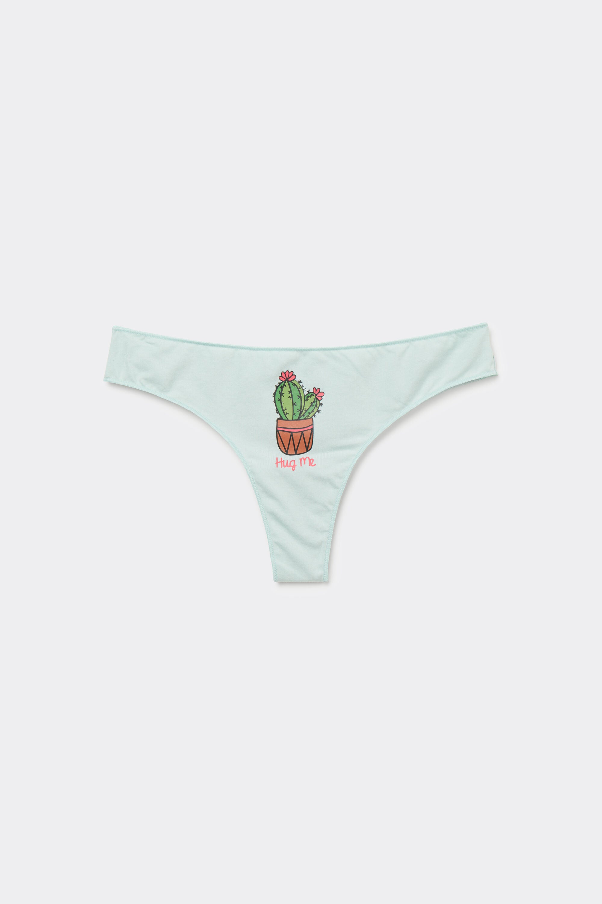 תחתונים ברזילאיים עם הדפס CACTUS