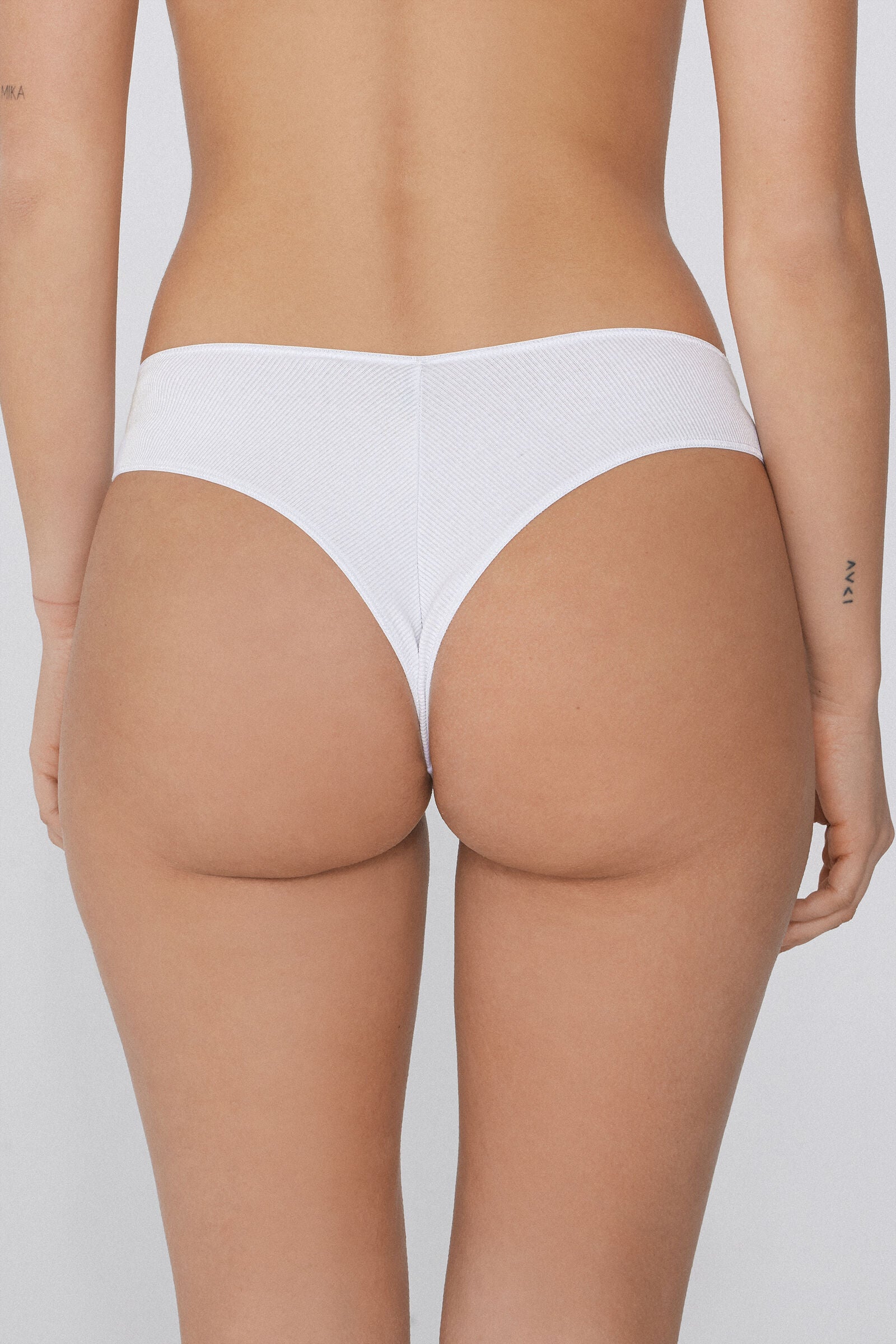 תחתוני כותנה ברזילאיים עם רקמת לימונים