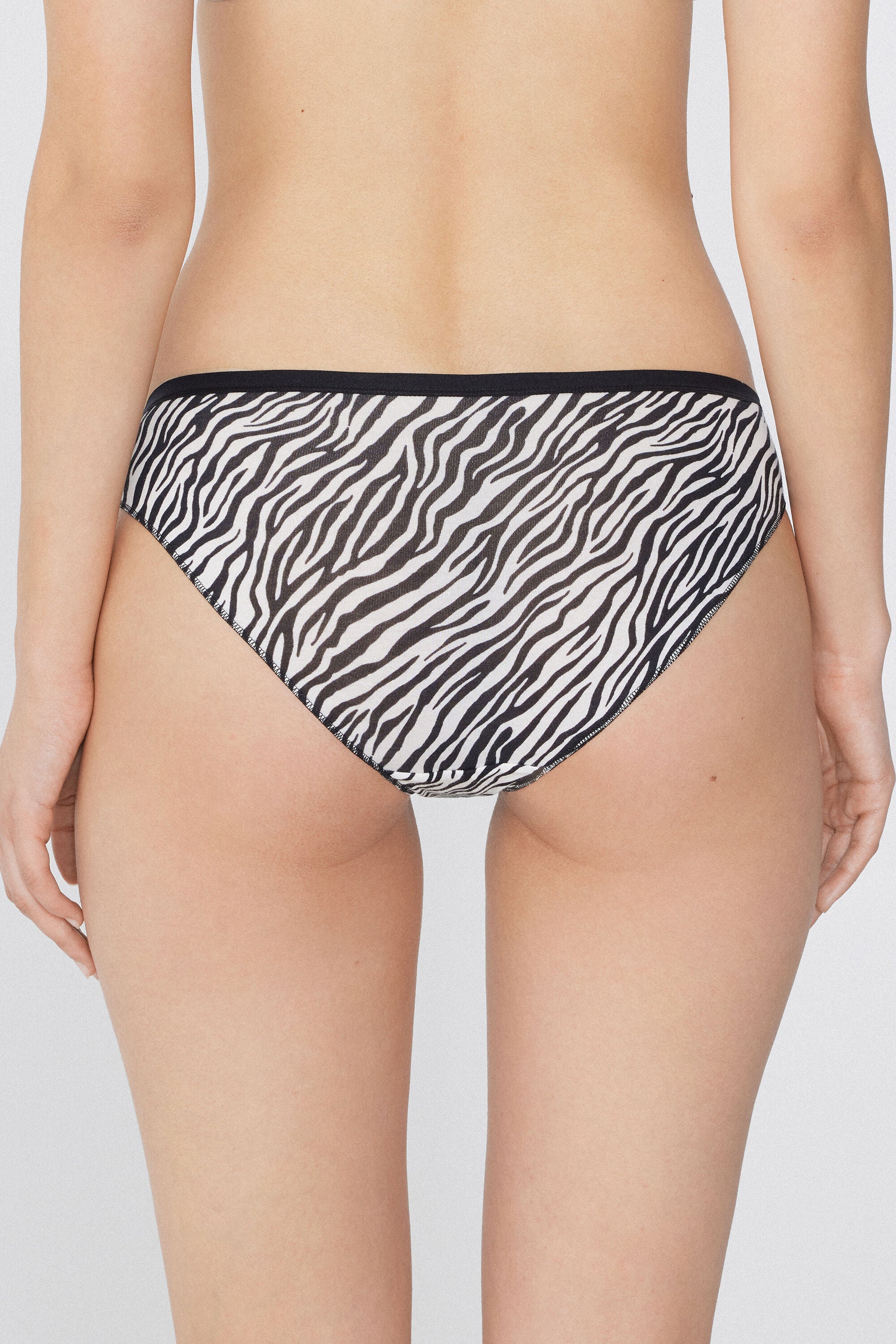 תחתוני כותנה עם הדפס זברה