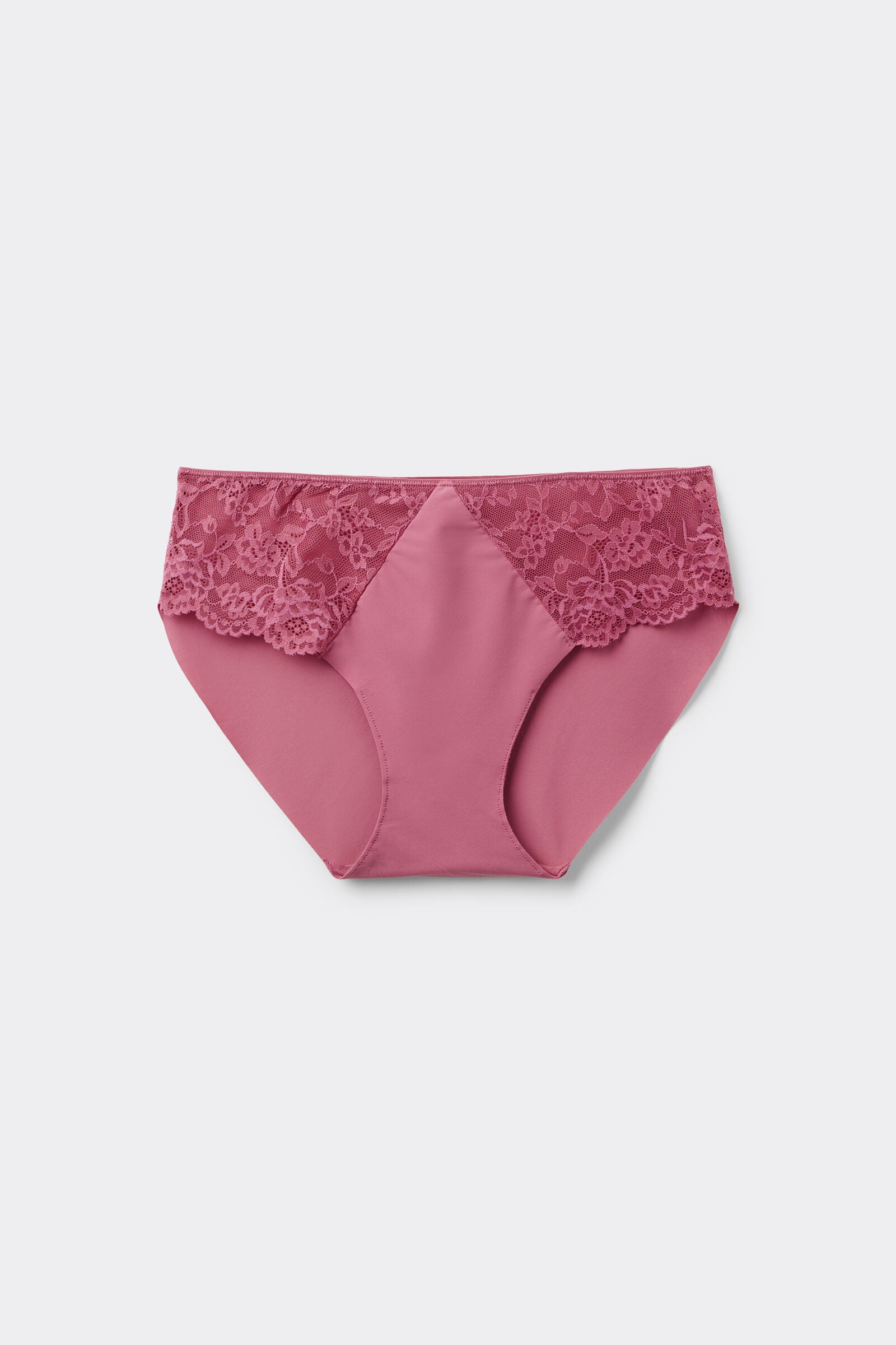 תחתונים מבד מיקרופייבר בשילוב תחרה