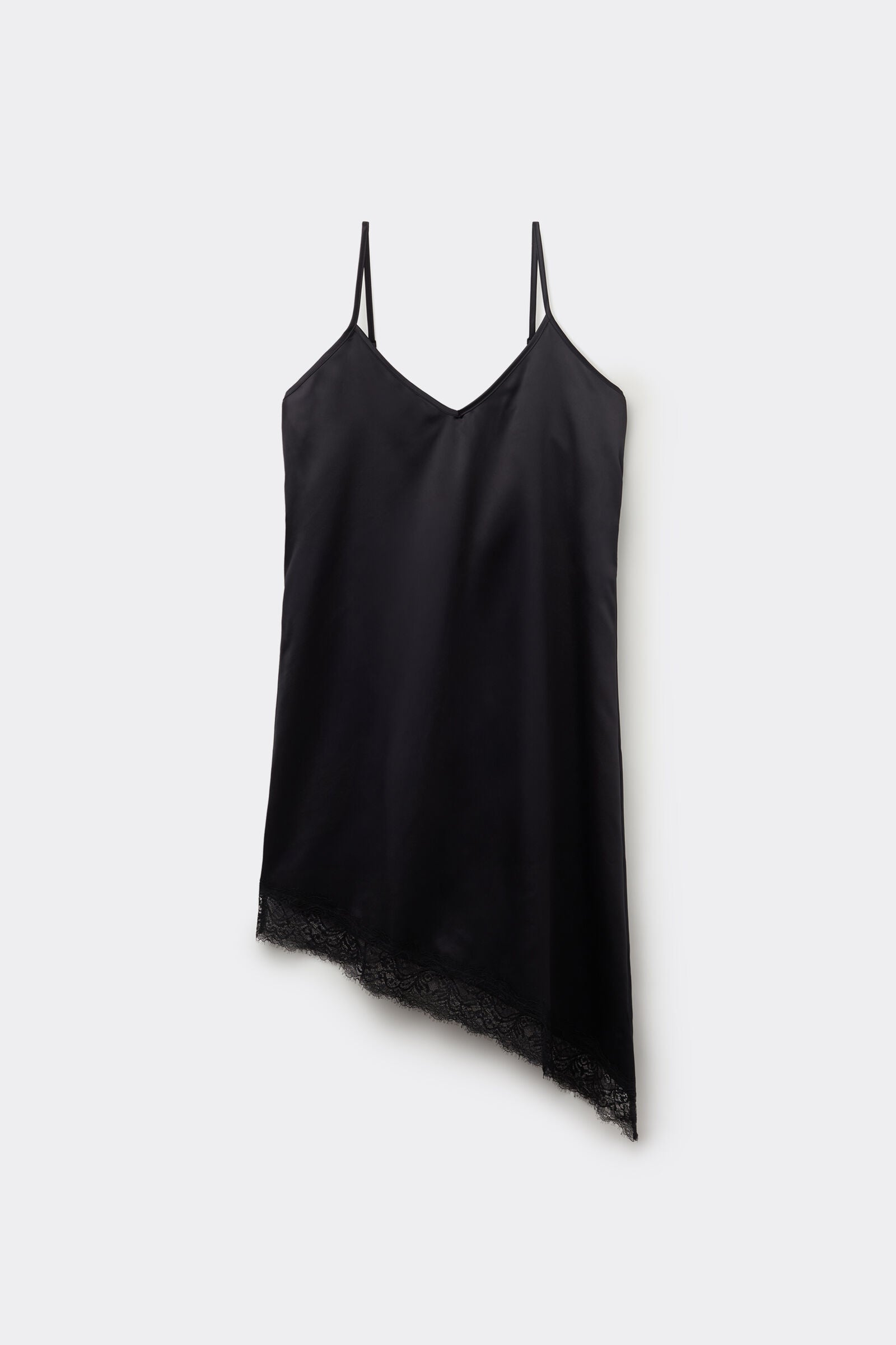 שמלת סטן ותחרה