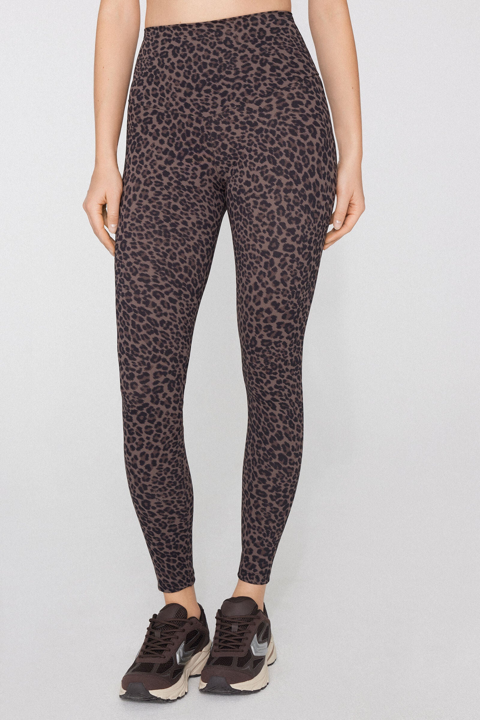 מכנסי טייץ מחטבים הדפס