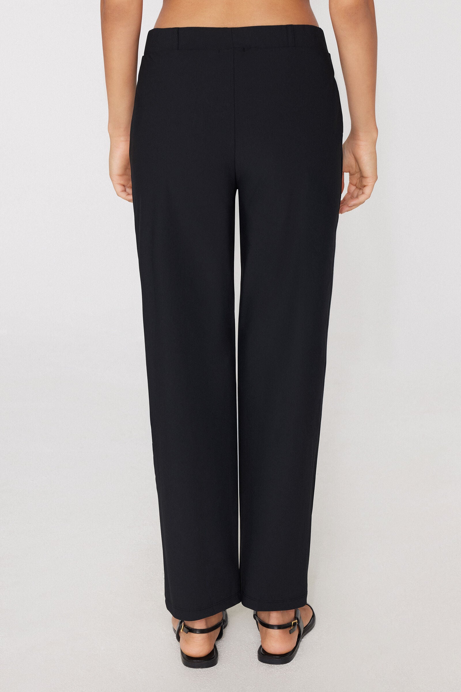 מכנסי סיגר מבד מיקרופייבר Easy Fit