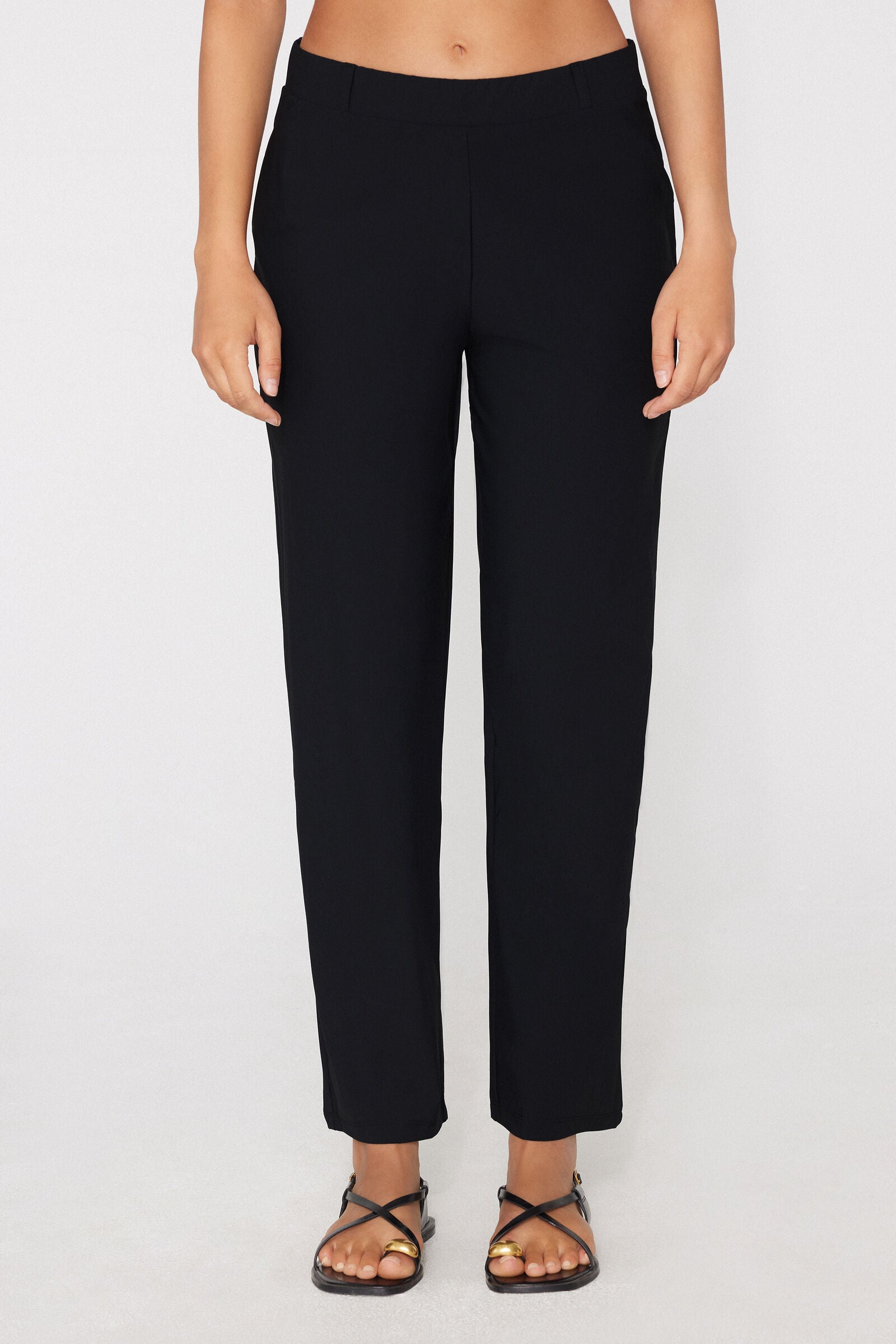 מכנסי סיגר מבד מיקרופייבר Easy Fit