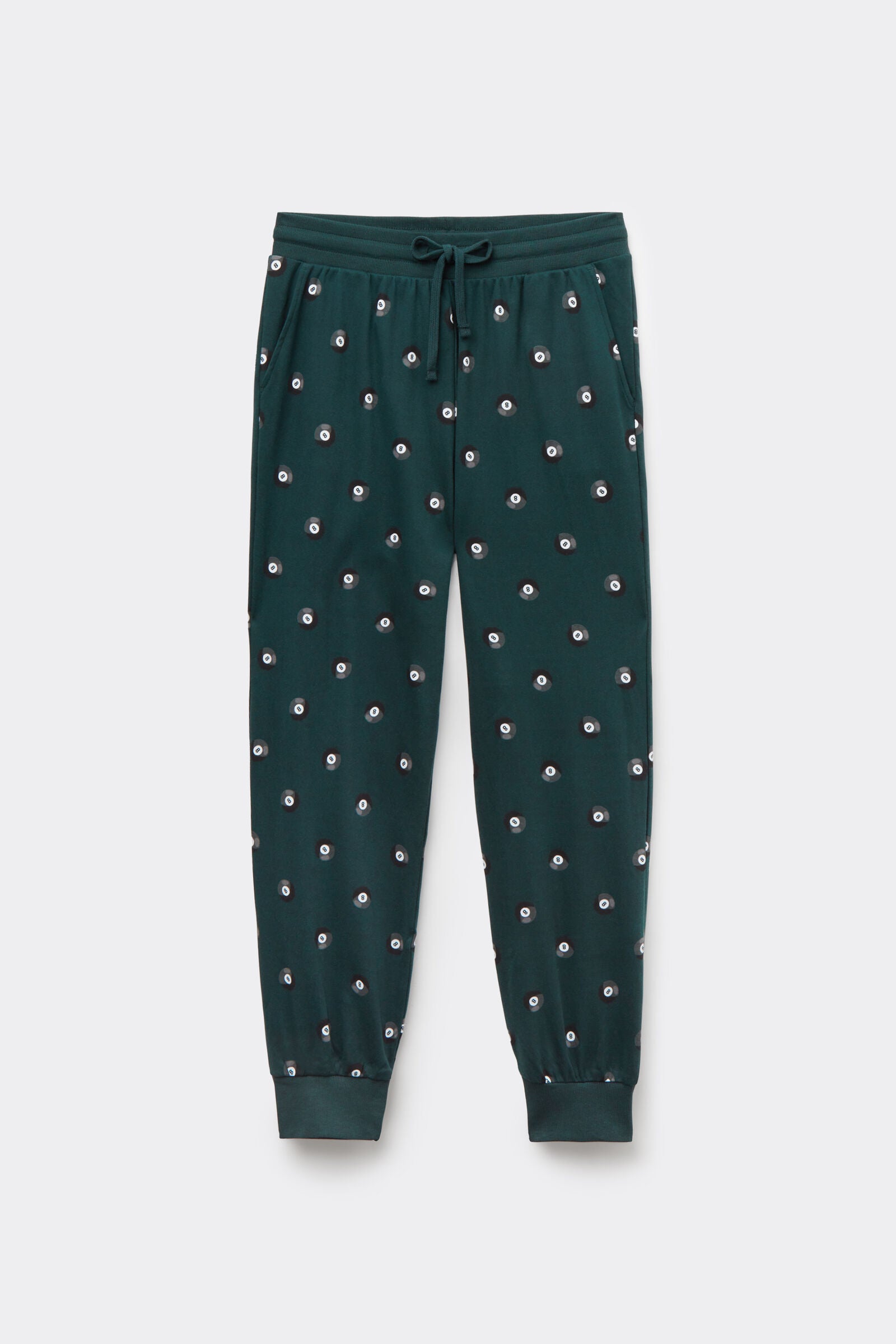 מכנסי טרנינג עם הדפס סנוקר