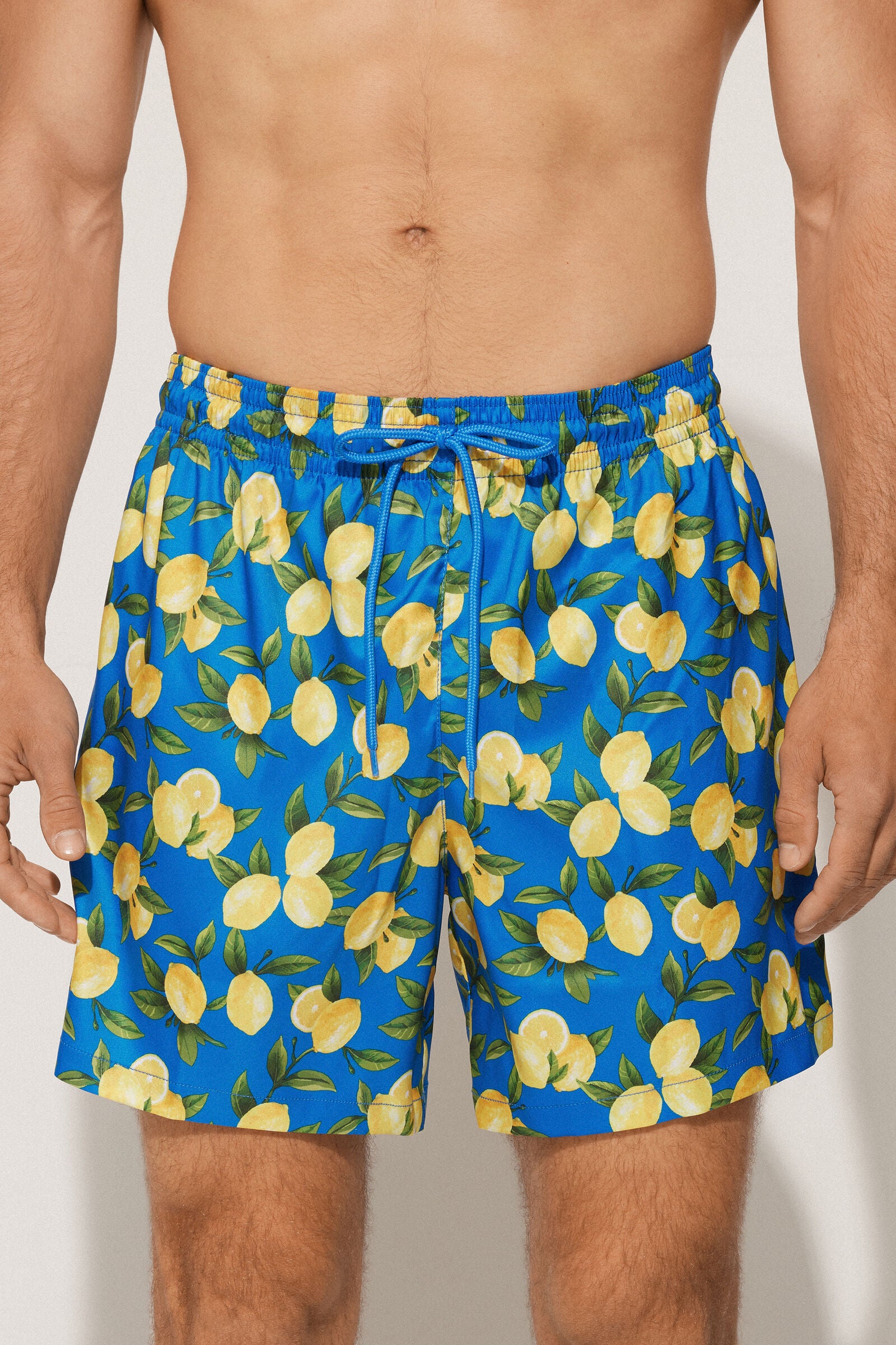 מכנסי בגד ים עם הדפס Sorrento Lemon