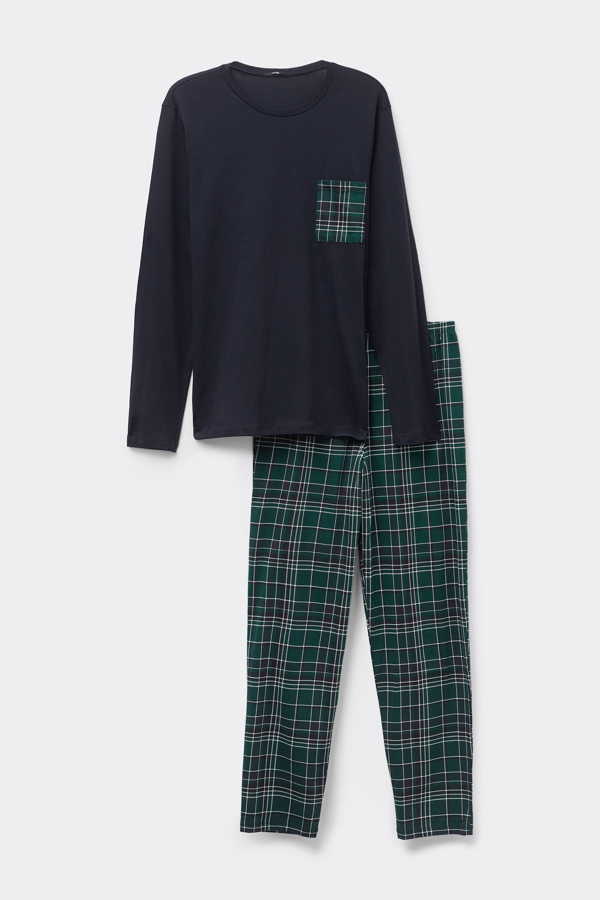 סט פיג'מה משבצות Tartan