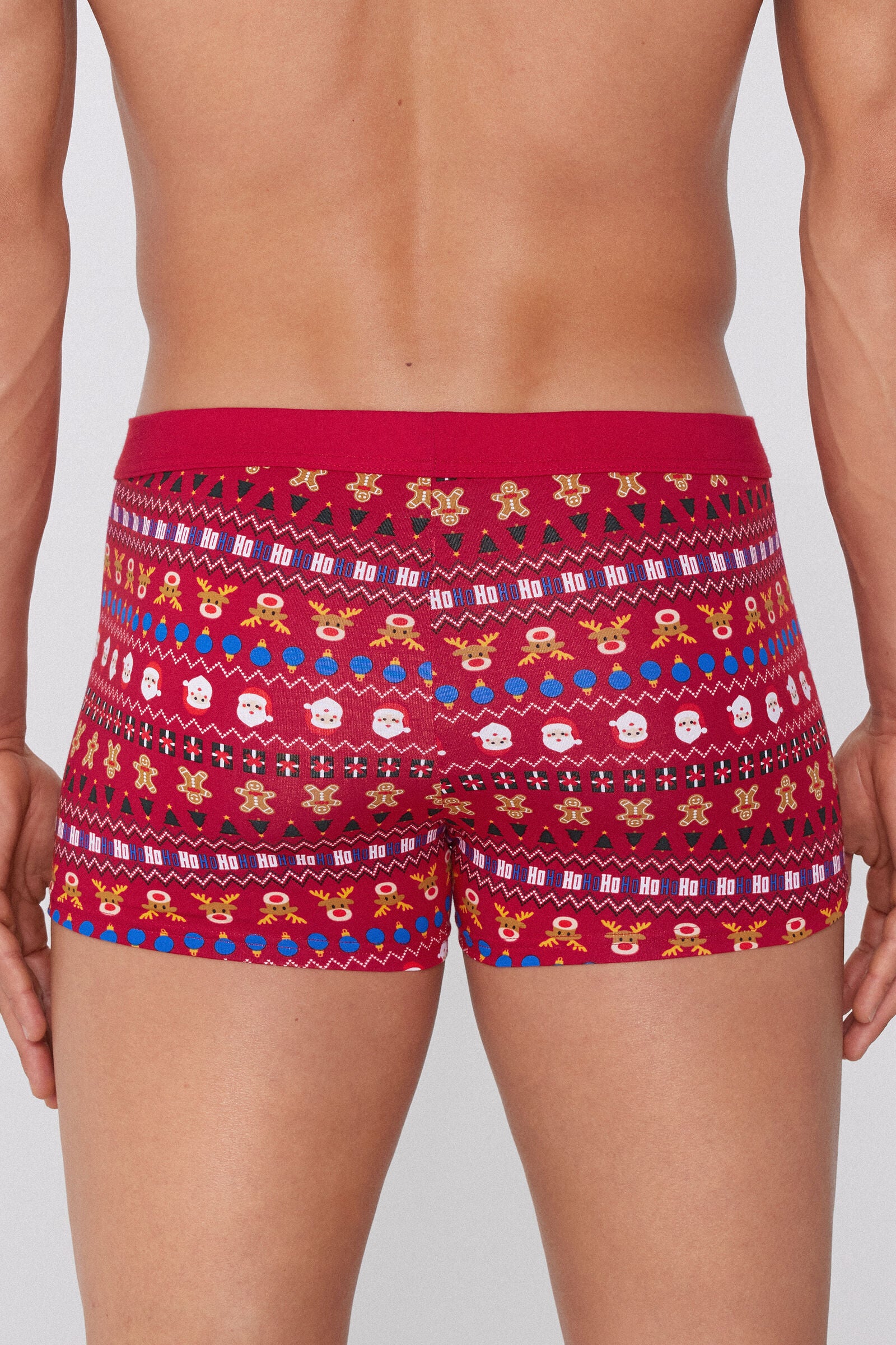 בוקסר כותנה Christmas Print