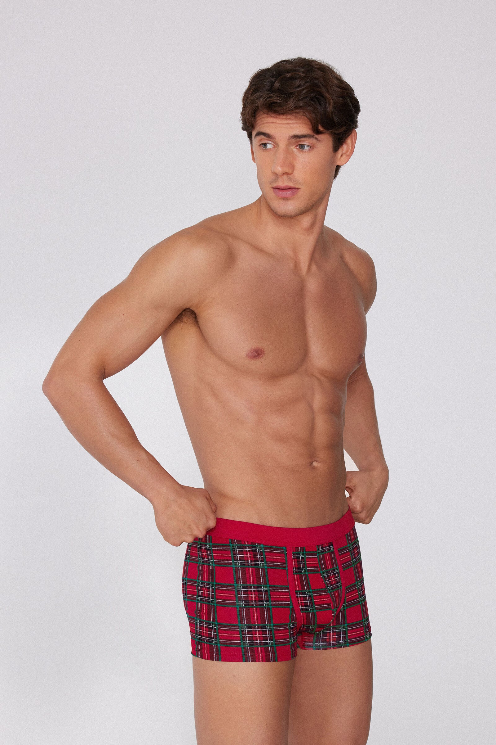 בוקסר כותנה Christmas Print