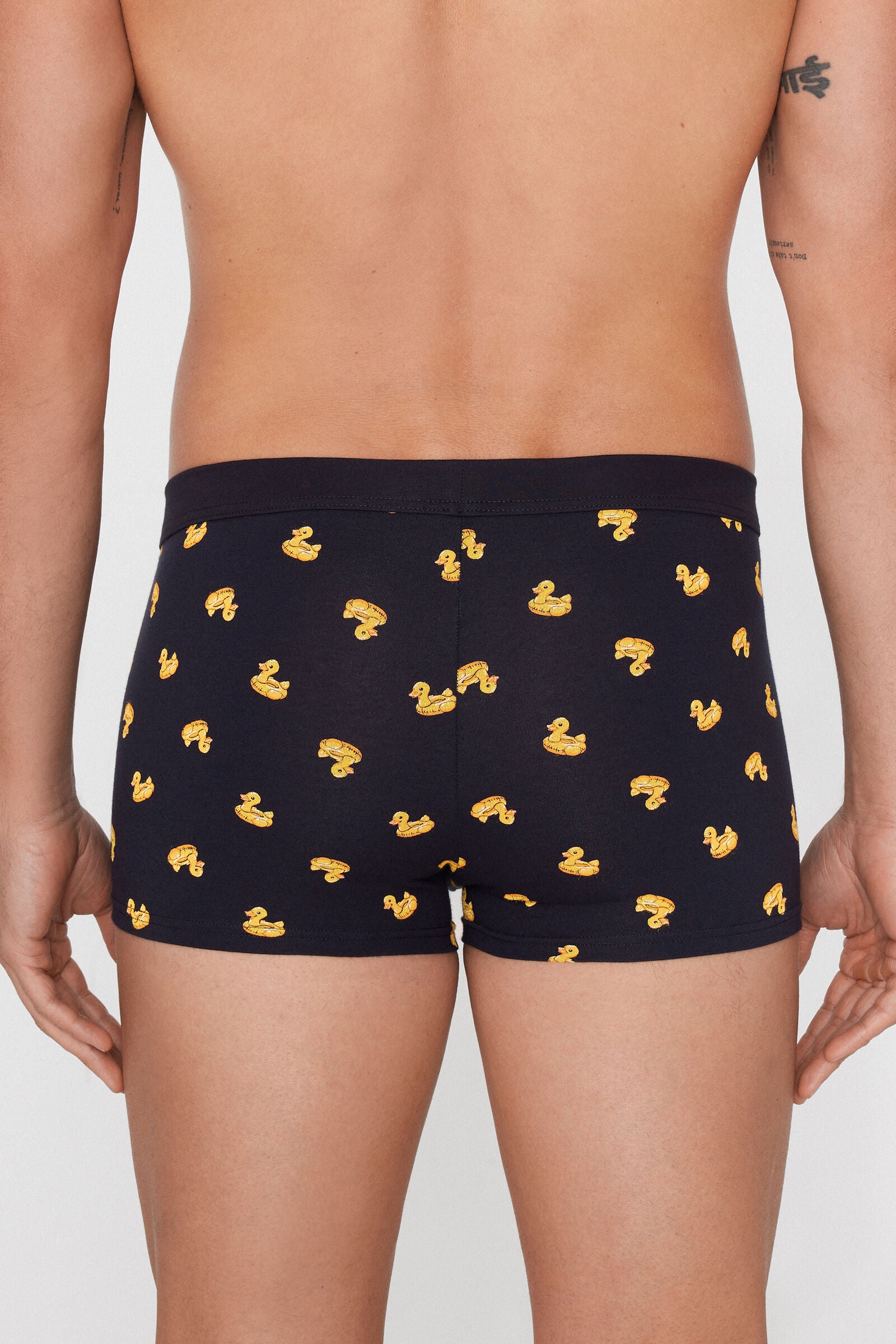 בוקסר כותנה עם הדפס