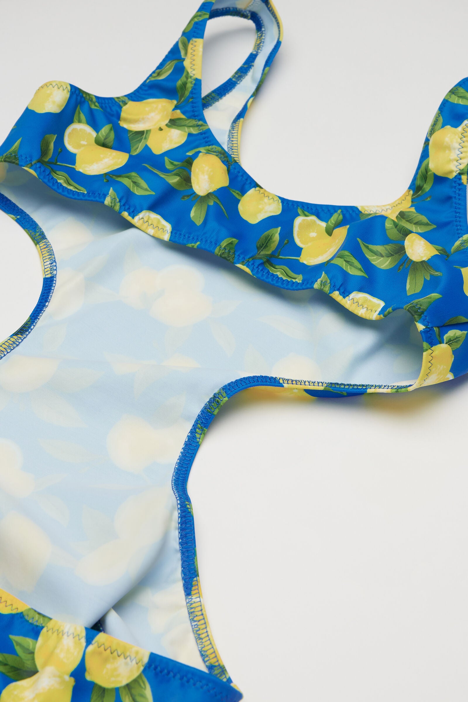 בגד ים שלם עם הדפס Sorrento Lemon